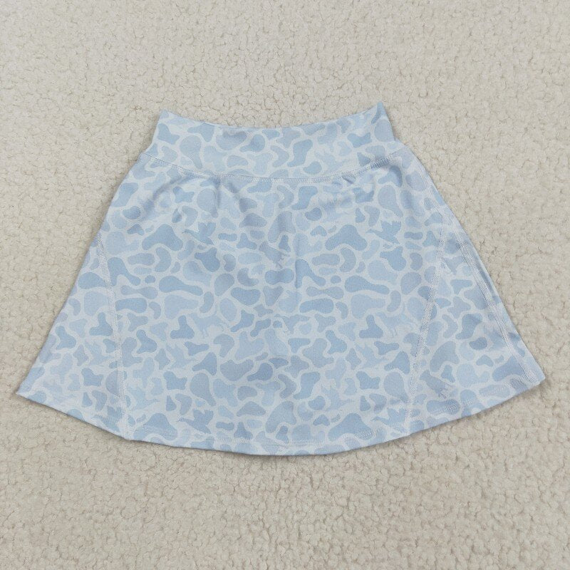 Family Matching Adult women Baby girls camo skirt yoga