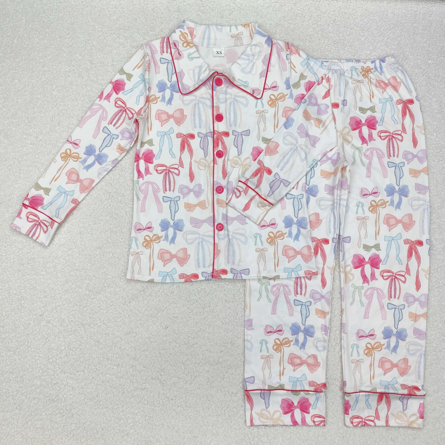 GLP2077 adult women bow pajamas