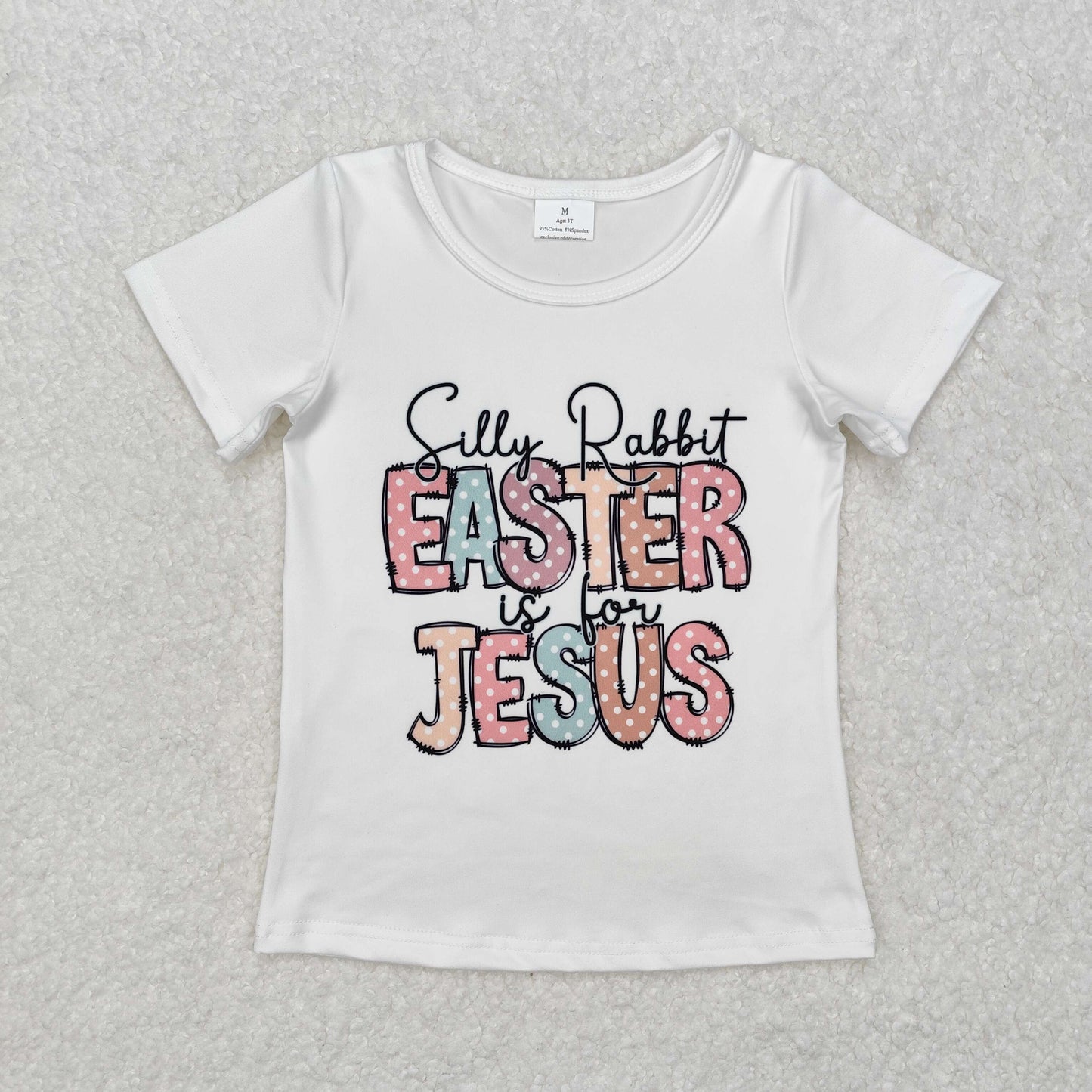 GT0898 Baby Girls EASTER short sleeve T-Shirt top