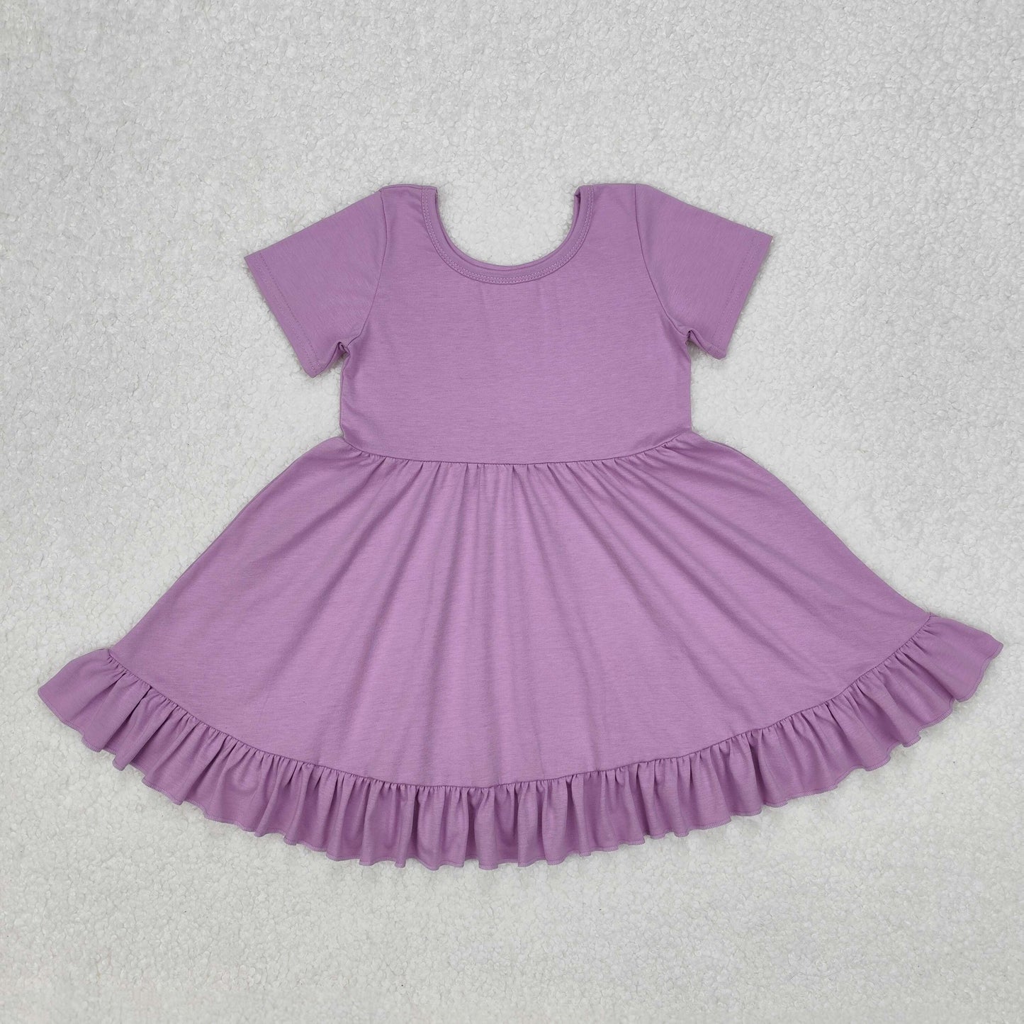 GSD1914 girls purple short sleeve Dress