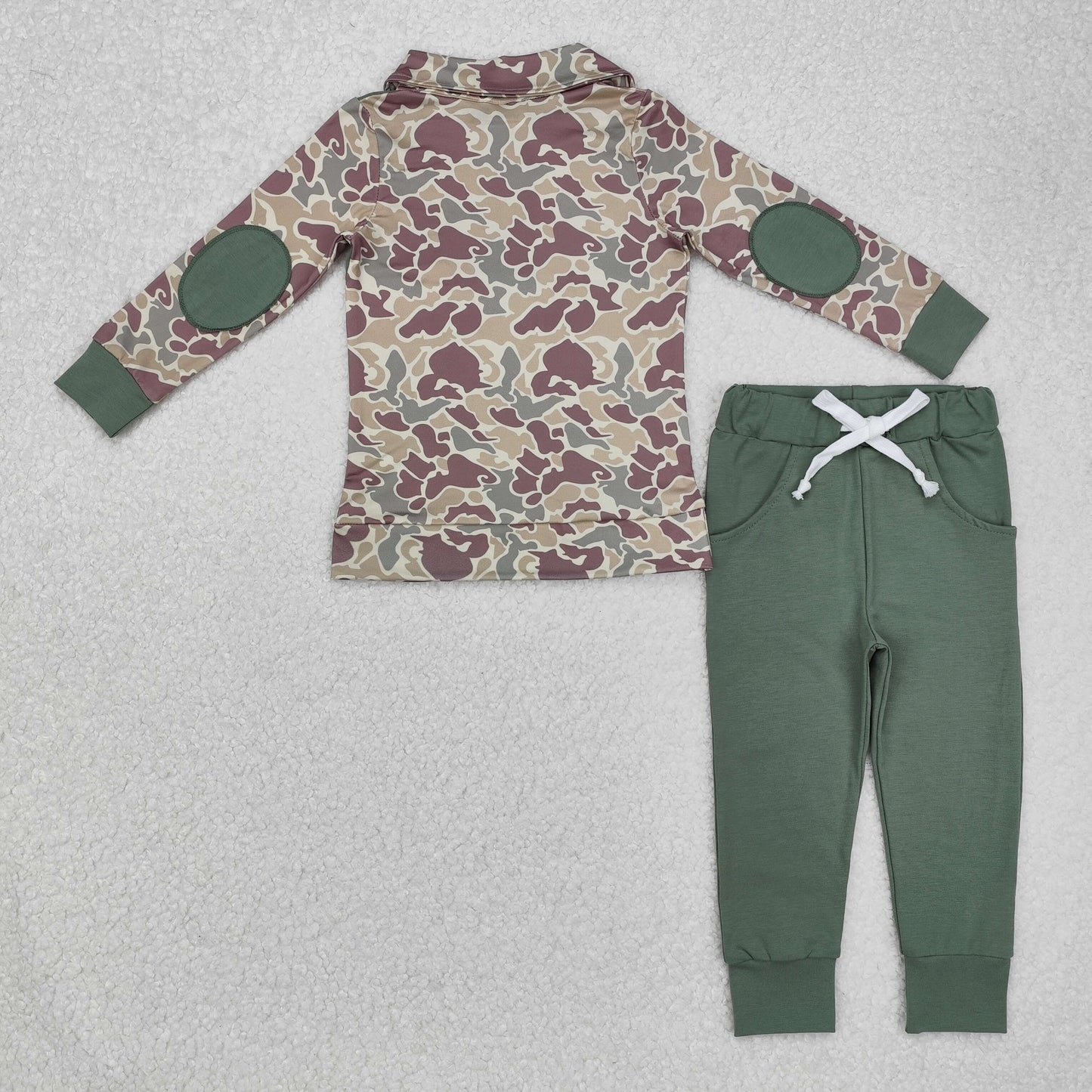 BLP0491 Boys green camo outfits