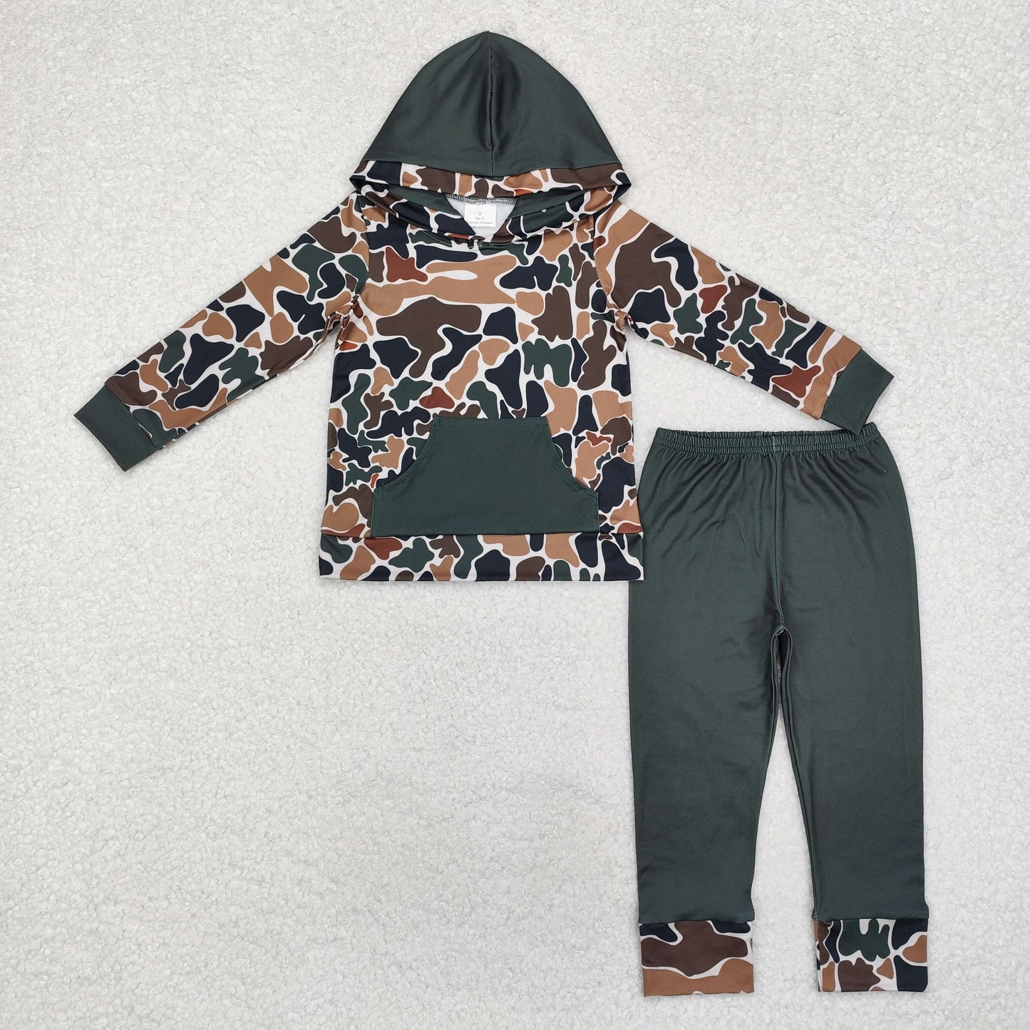 BLP0962 baby Boys camo hoodies