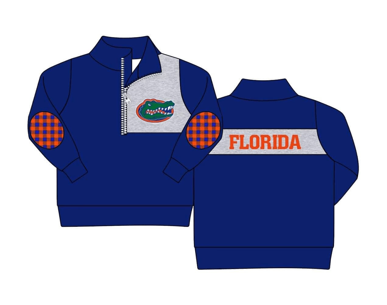 MOQ 3 Custom design Boys team FLORIDA Pullover
