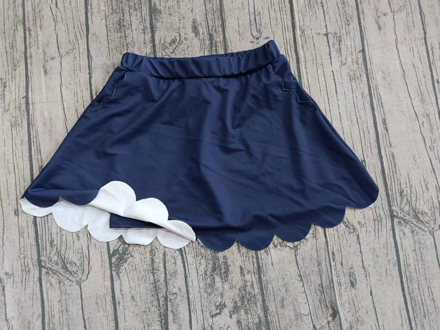 Discount RTS baby girls navy skirt