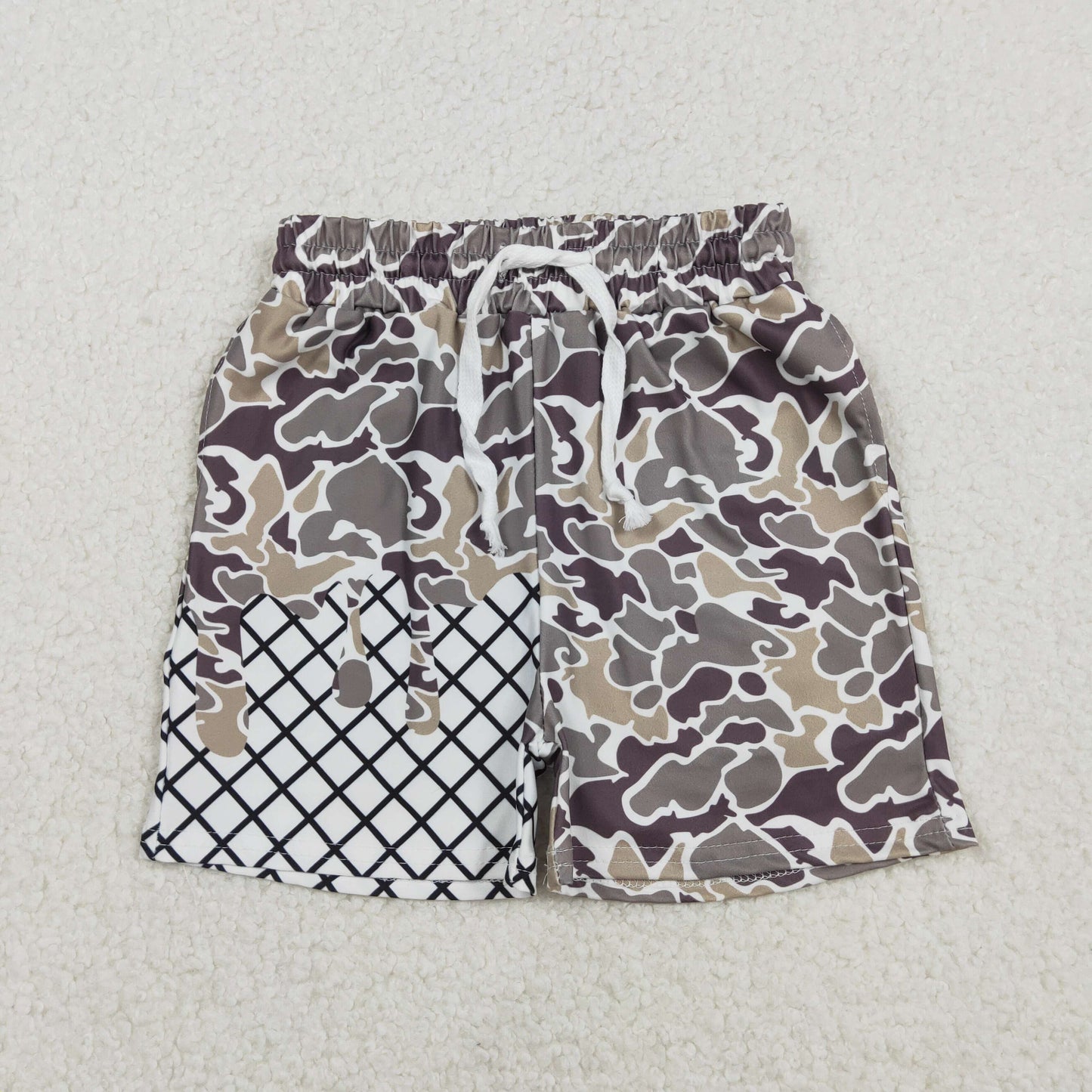 SS0646 baby boys camo shorts