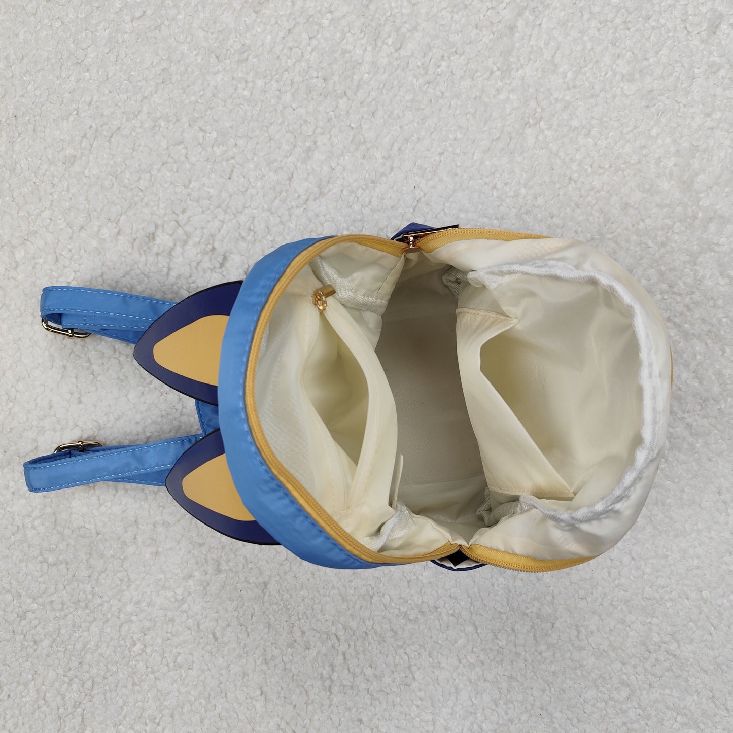 BA0281 blue dog zipper school Backpack