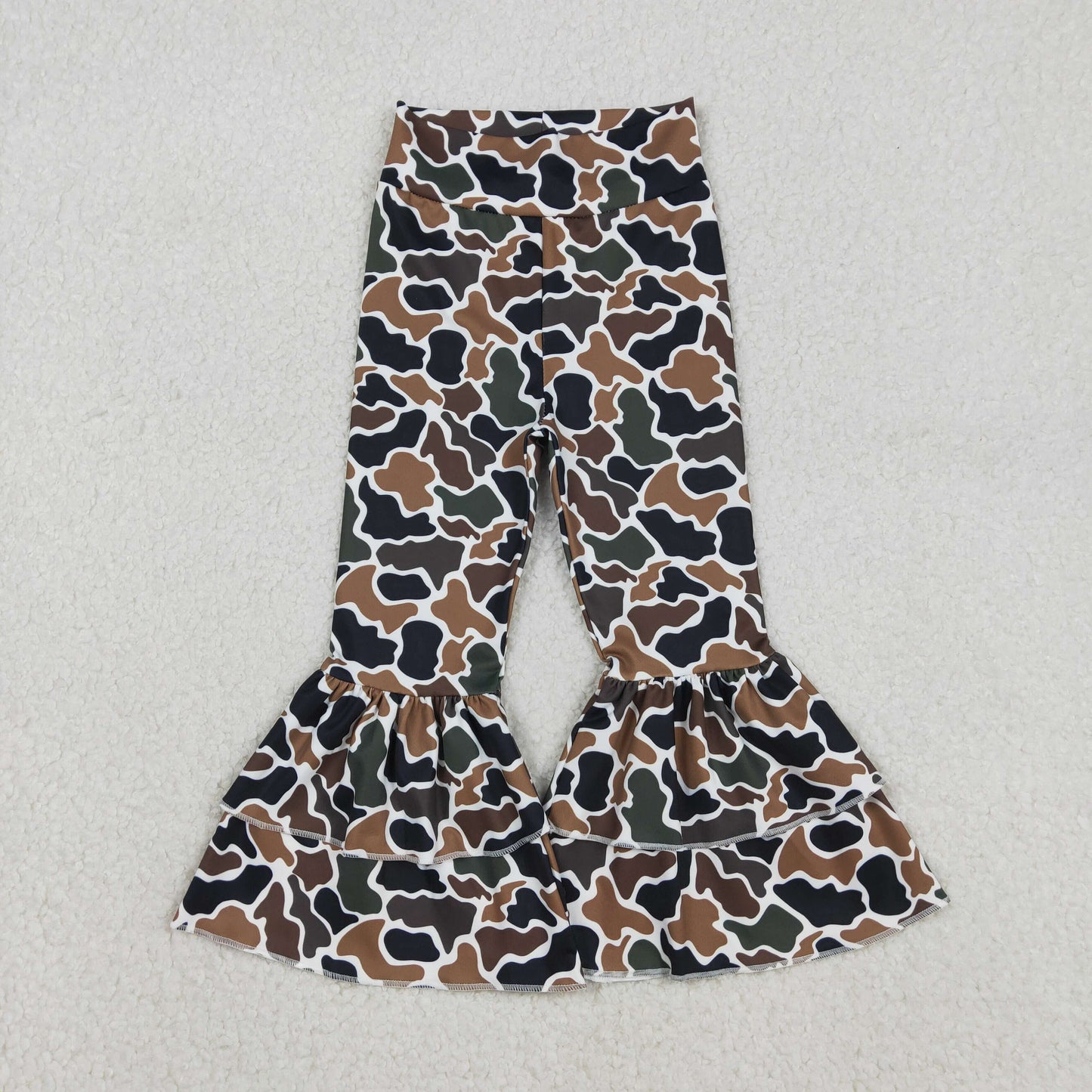 P0887 baby girls camo long Pants yoga