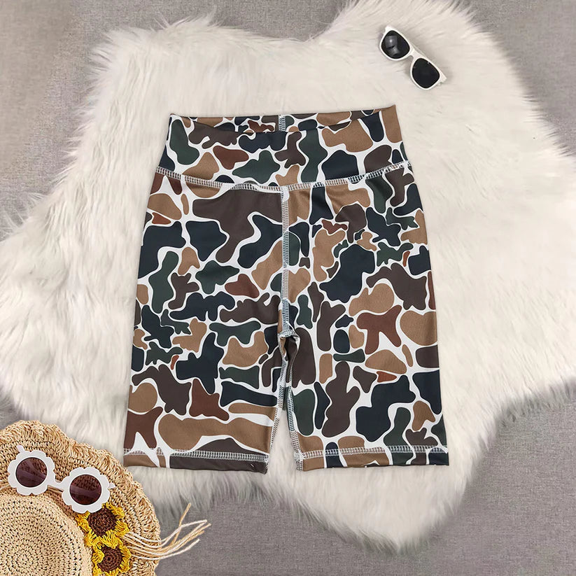 Matching RTS baby girl boys clothes summer yoga Cycling shorts