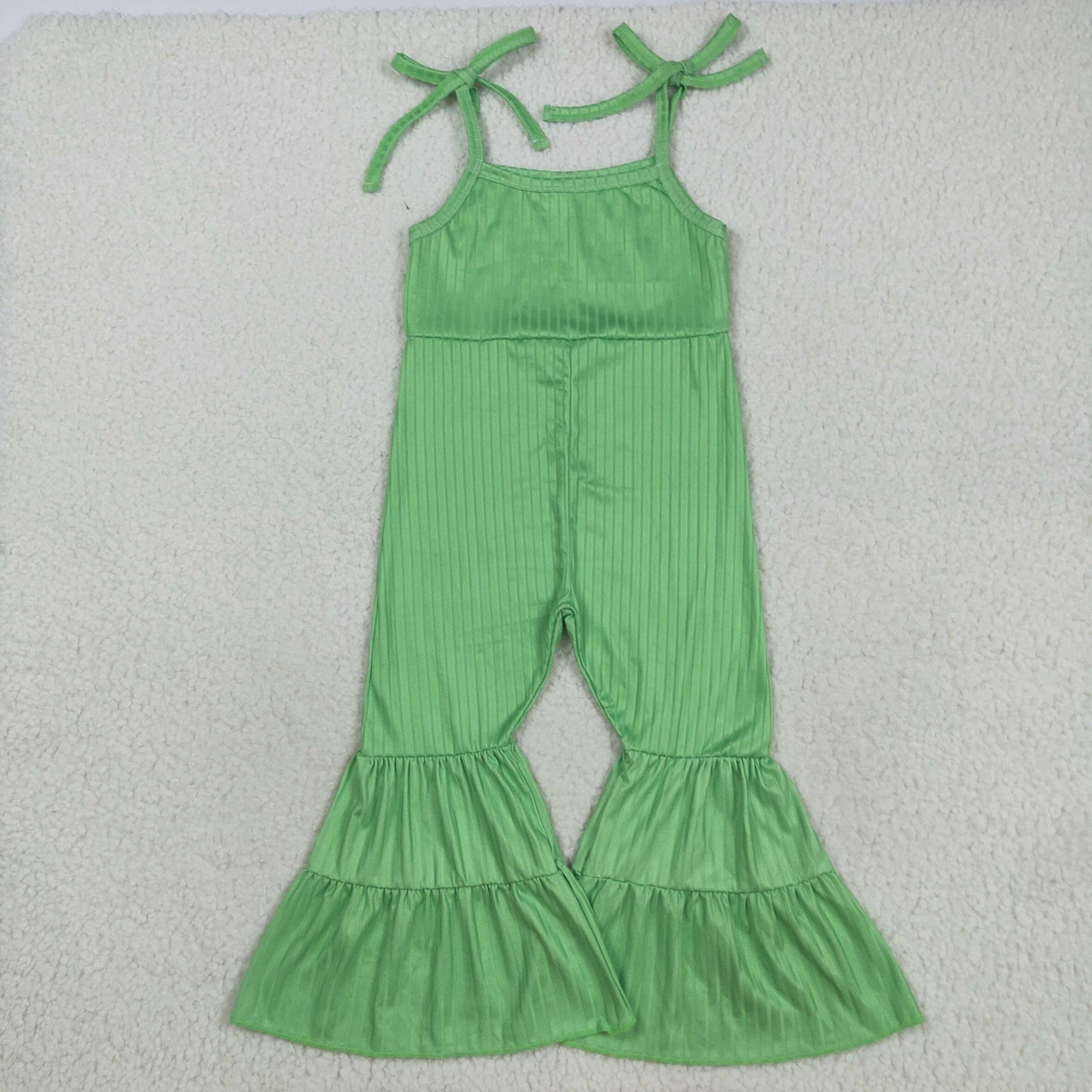 SR3160 baby girls green pit strip Jumpsuit
