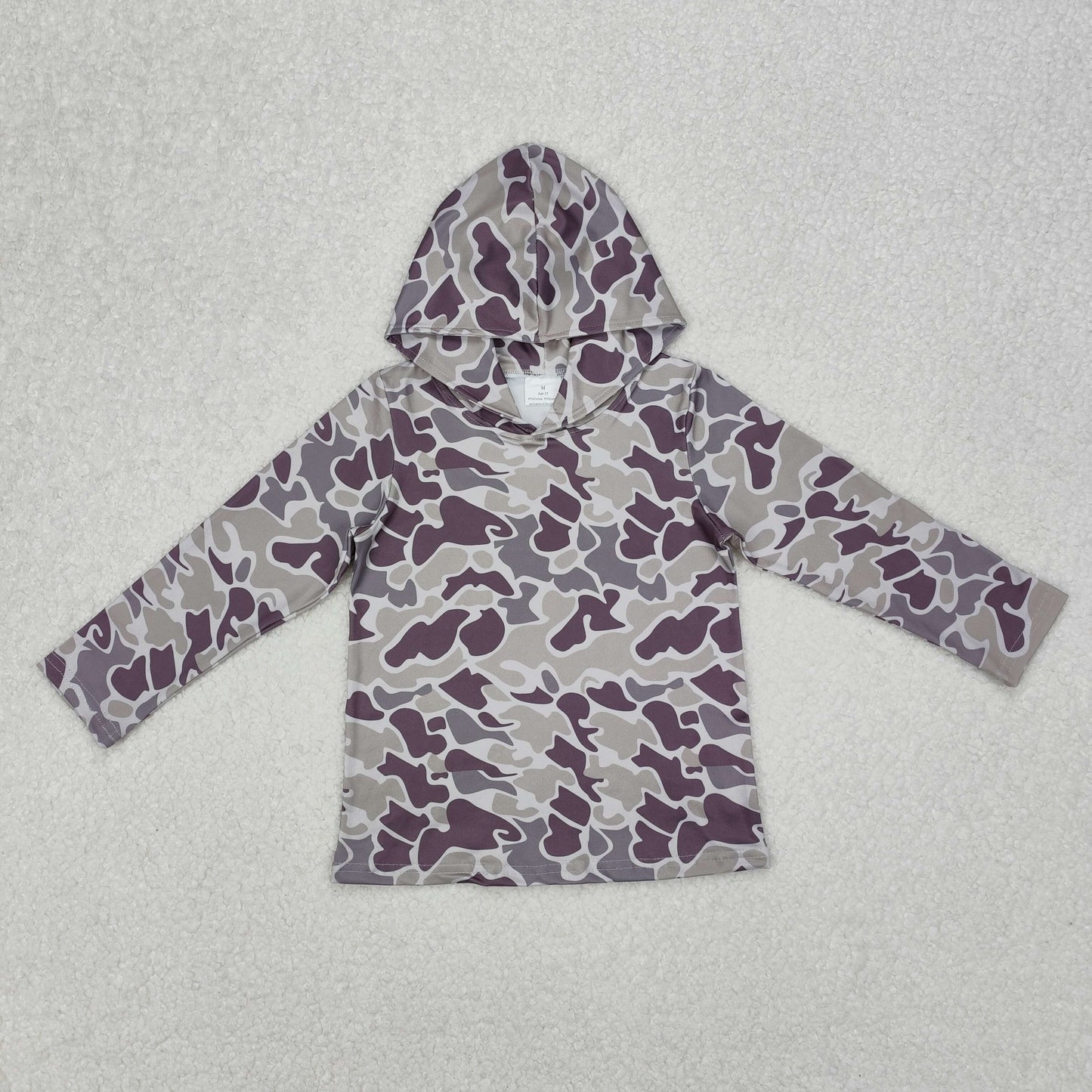 BT0923 Boys green camo hoodies