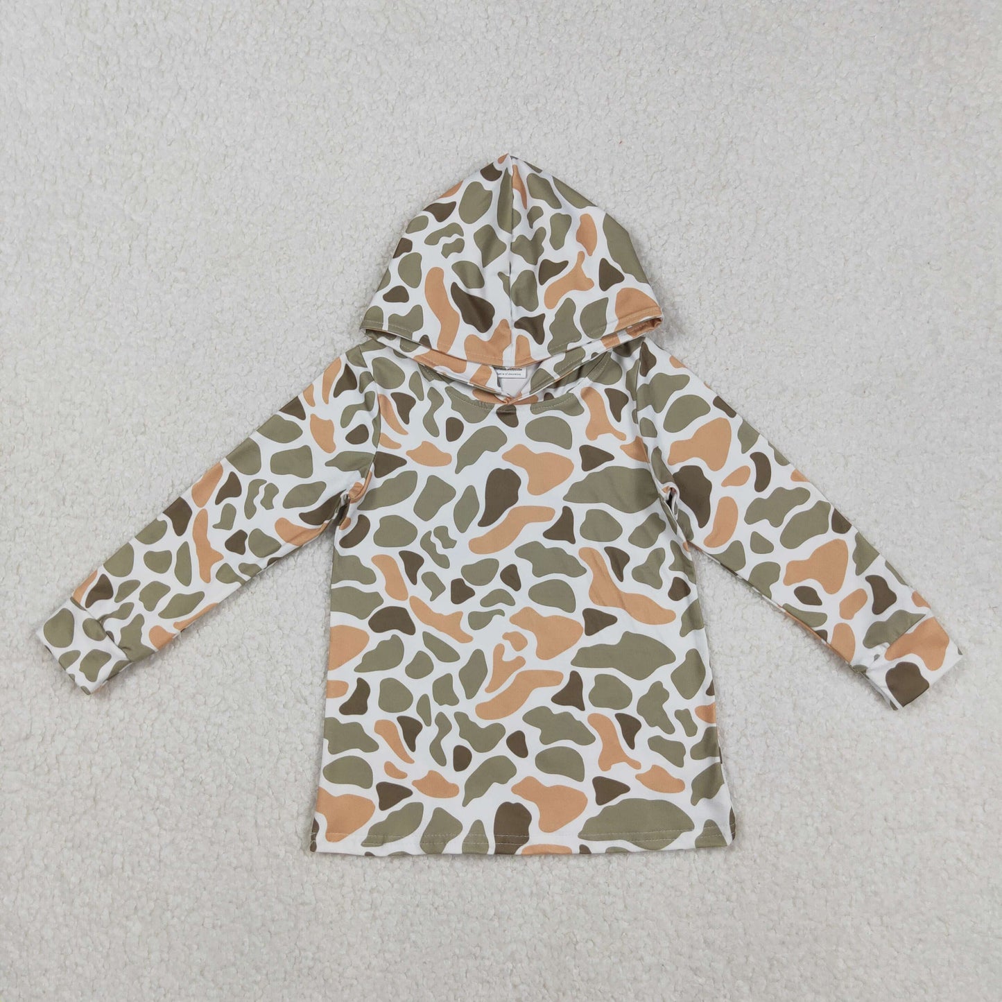 BT1313 baby boys camo long sleeve pullover top
