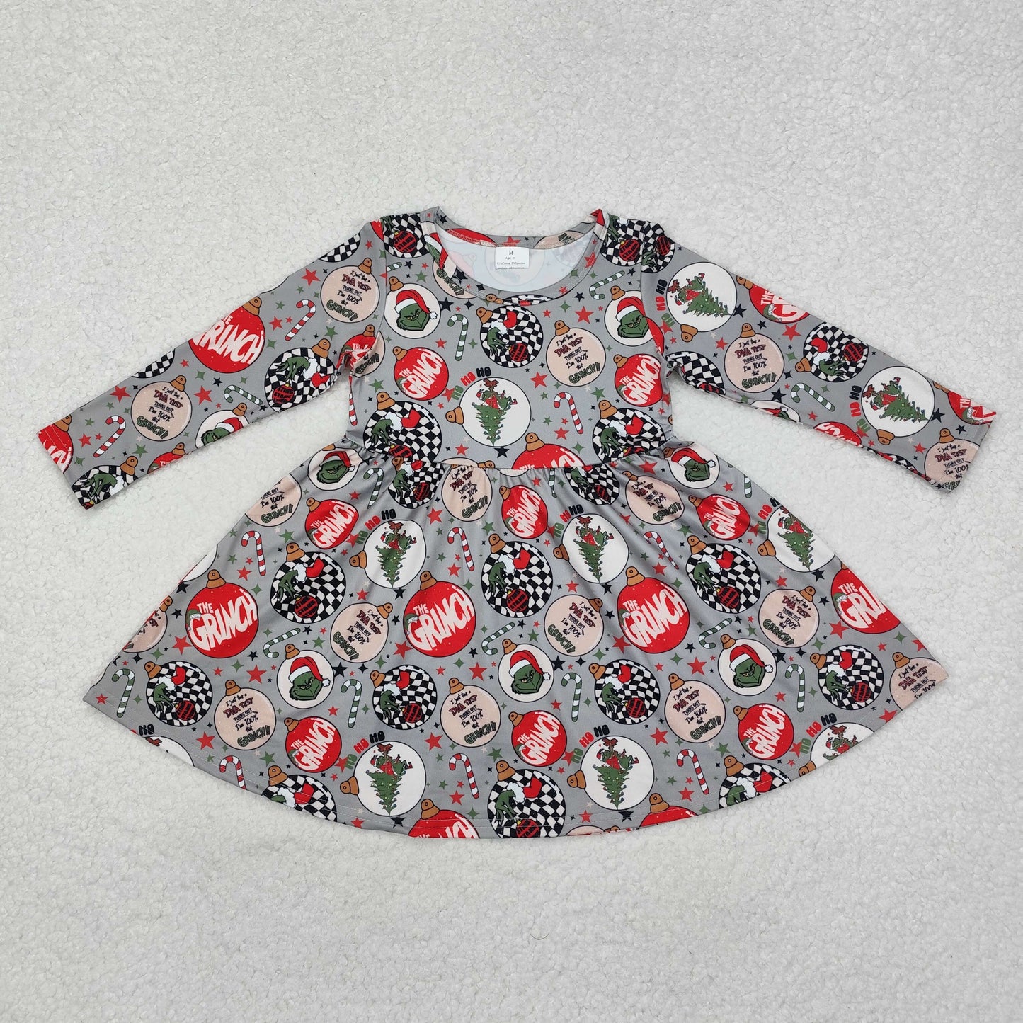 GLD0905 girl clothes Christmas girl winter dress