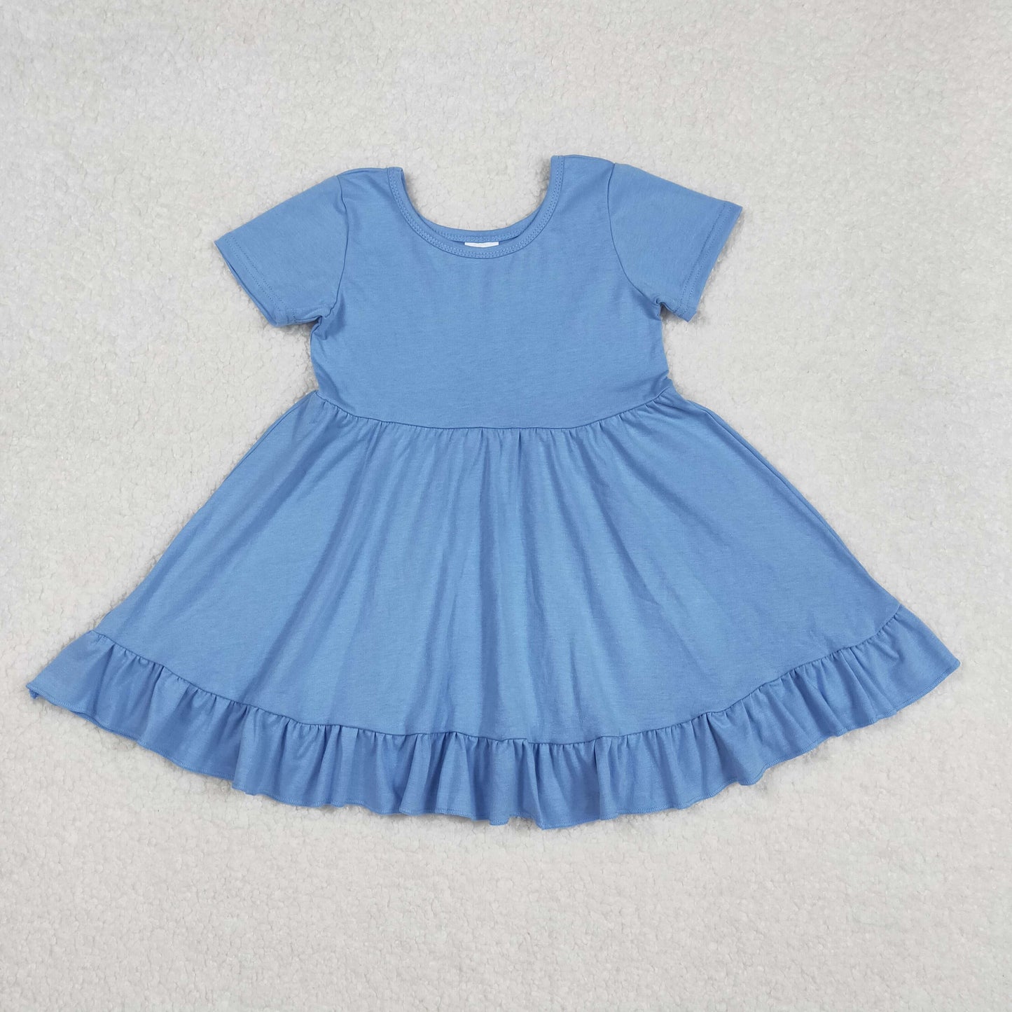 GSD1915 girls blue short sleeve Dress