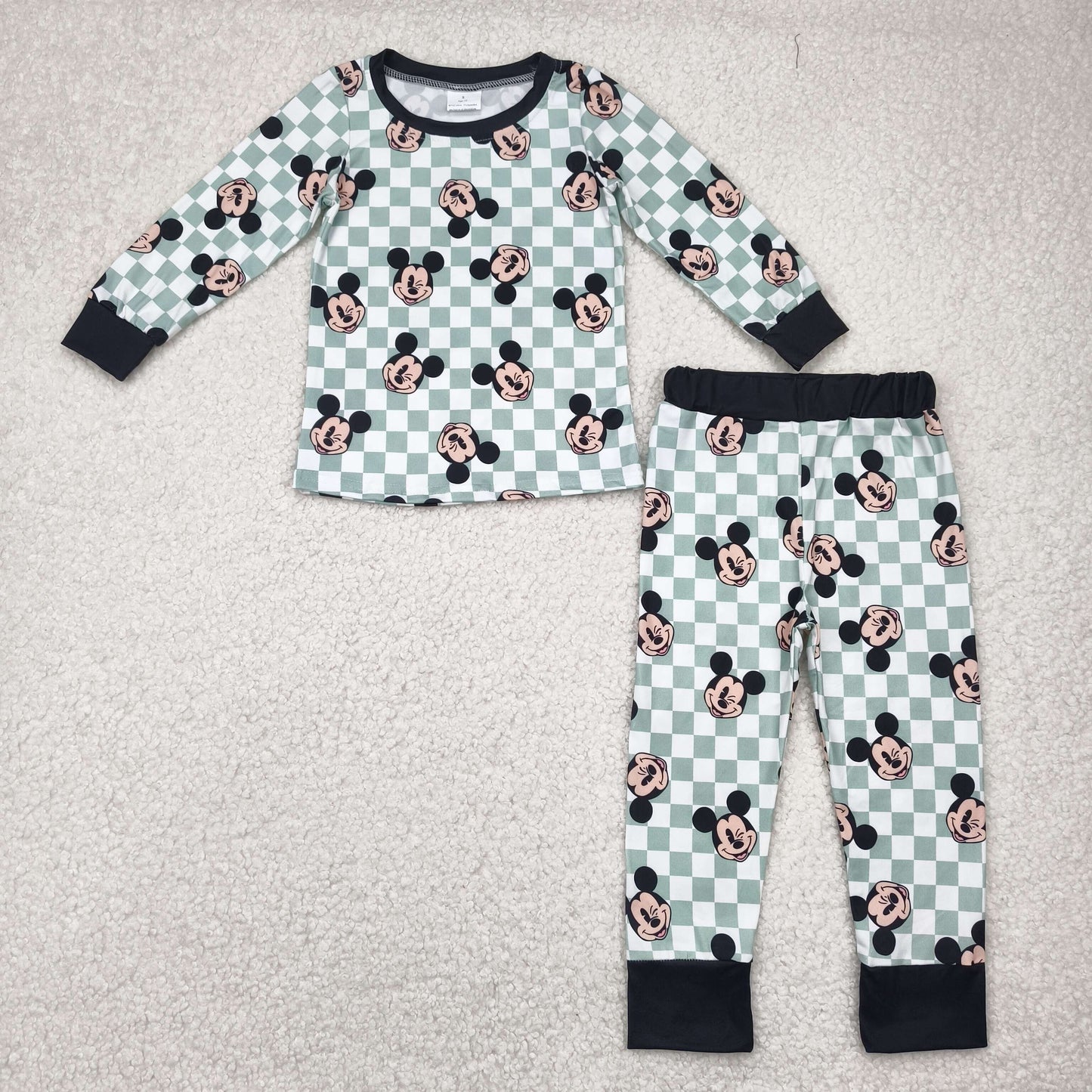 BLP0937 baby Boys cartoon mouse pajamas