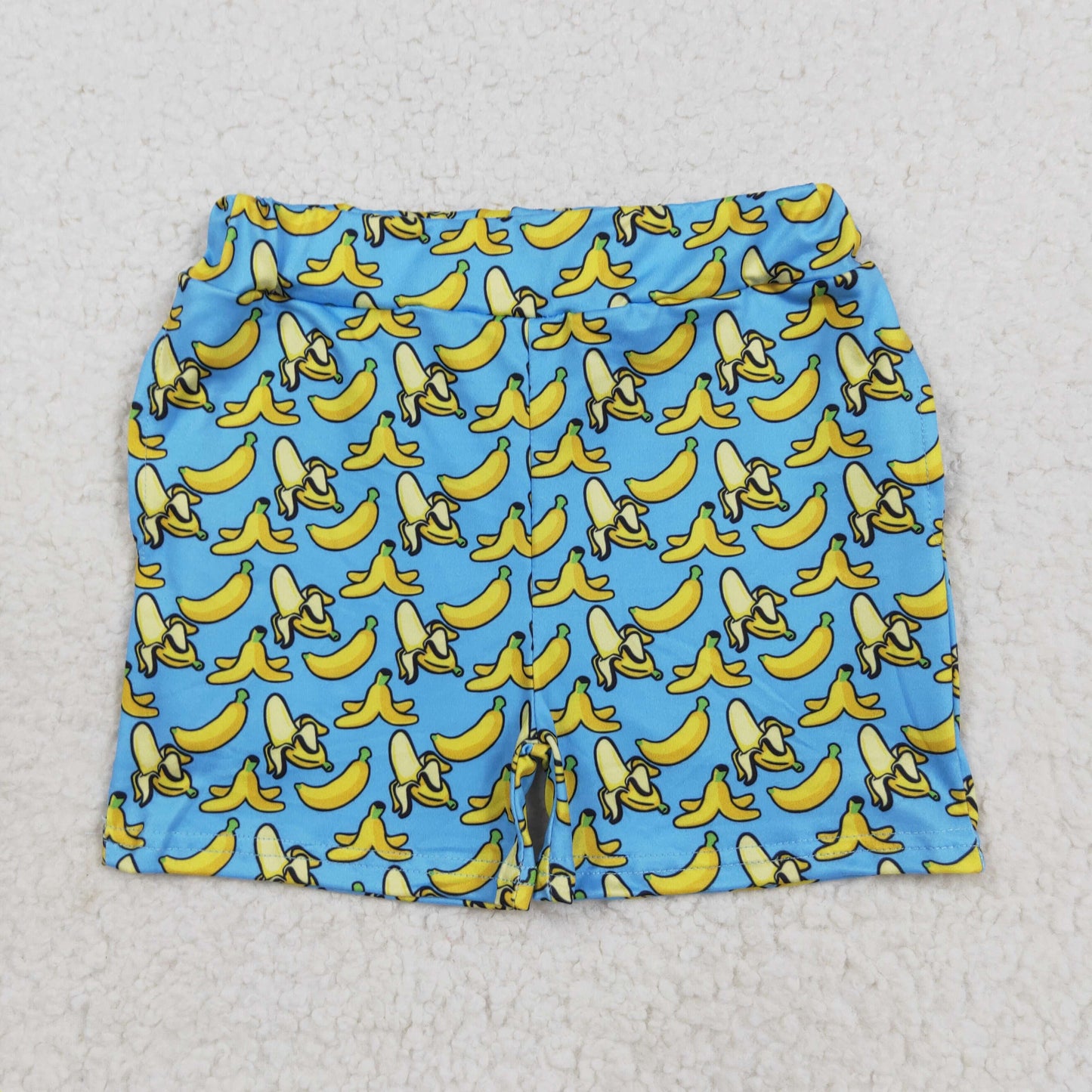 SS0634 baby boys banana blue shorts