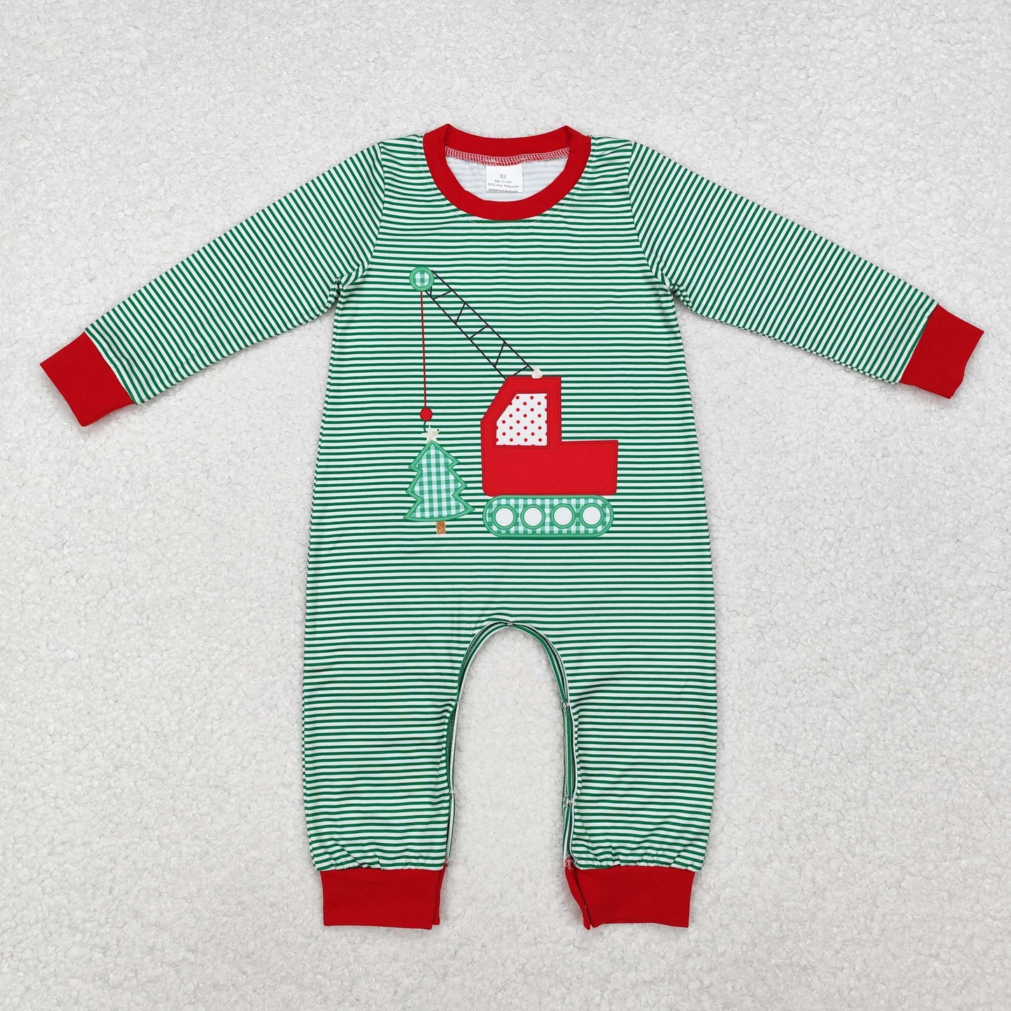 LR1402 Baby boys Christmas romper