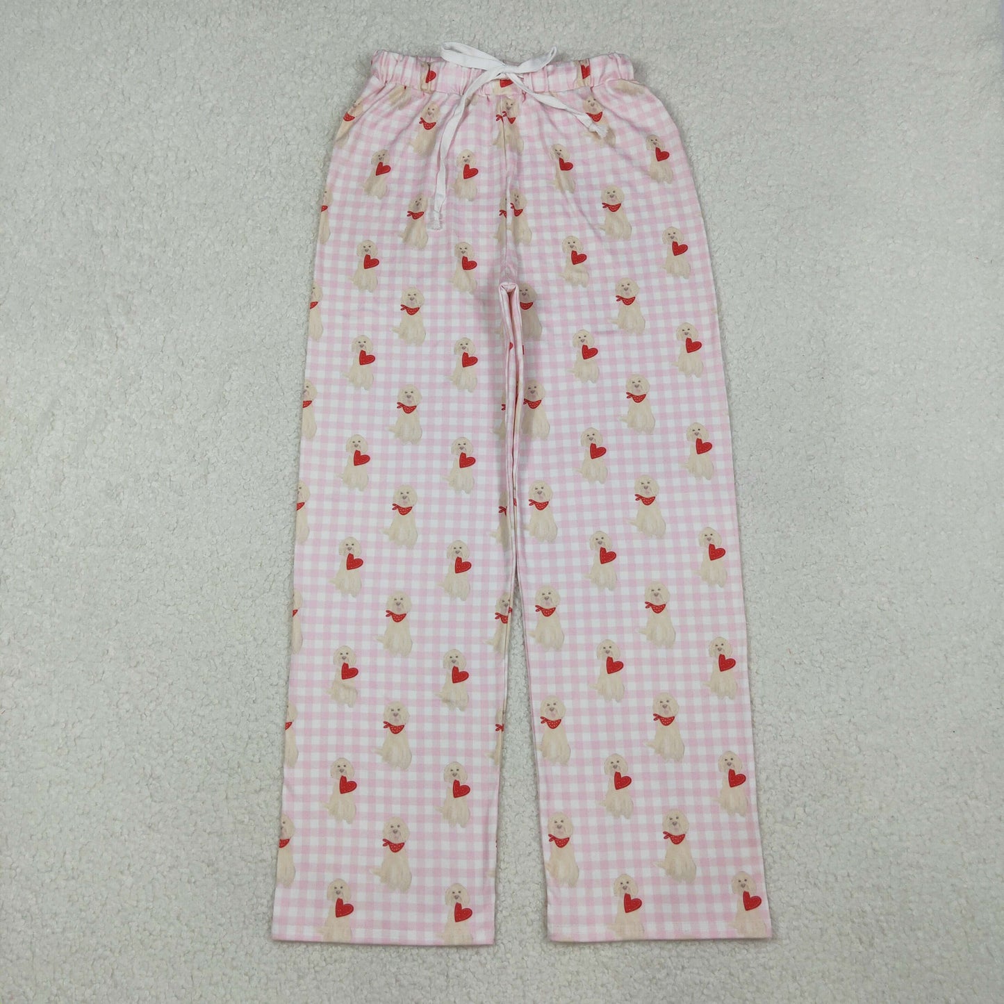 P0849 Adult women puppy pink long Pants