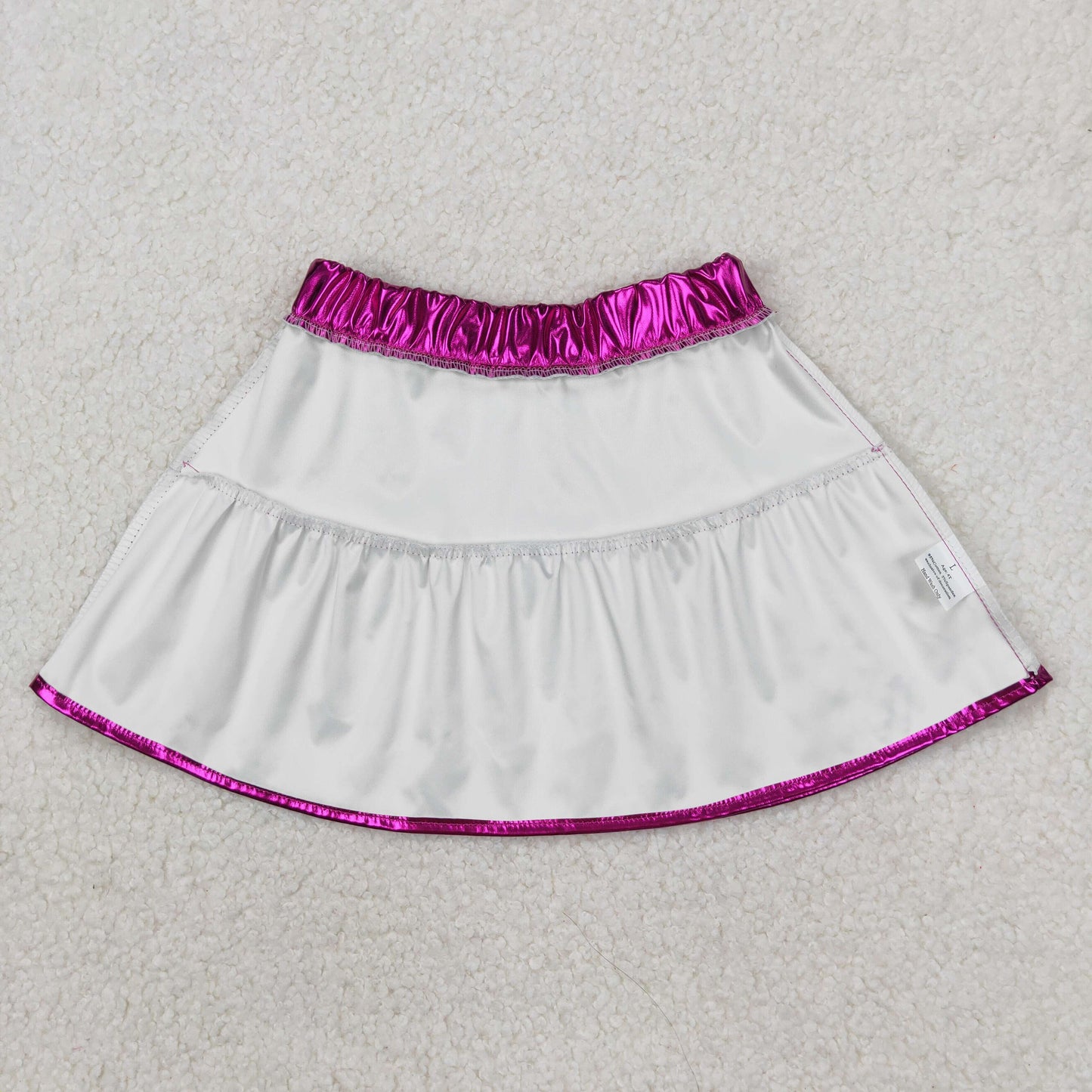 GLK0039 Girls purple leather Skirt