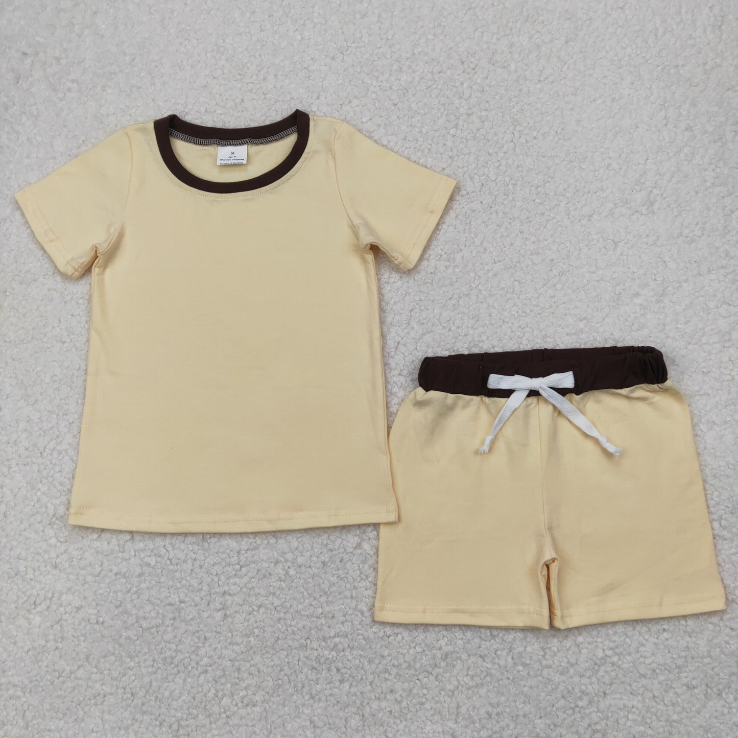 BSSO1310 Boys khaki shorts outfits