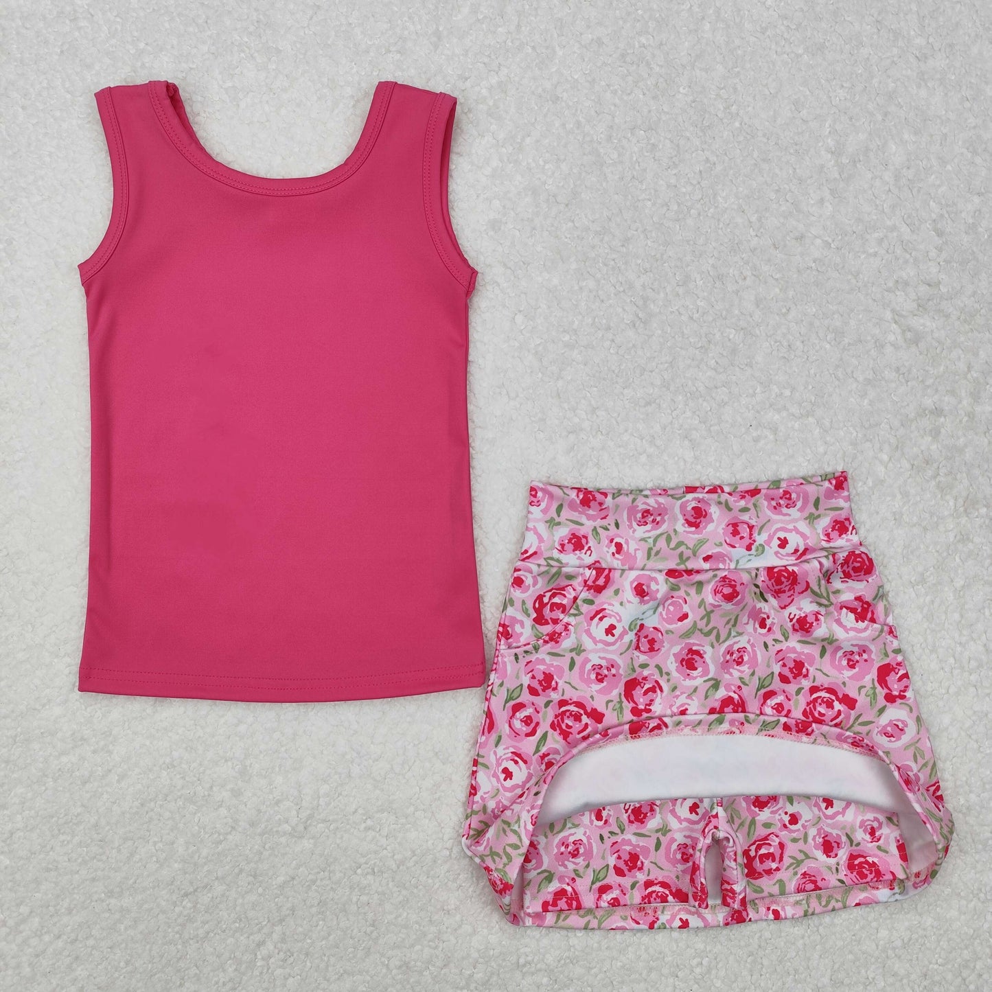 GSD1599 baby rose Outfits Skirt yoga outfits