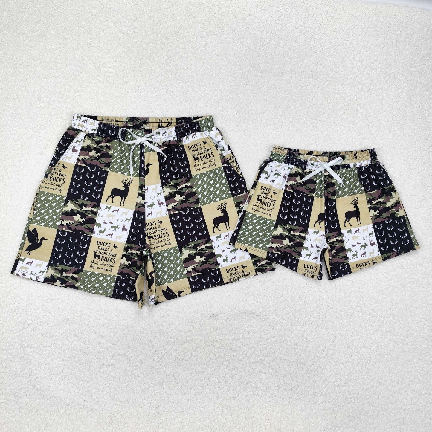 S0467 kids boys cowboy summer swim shorts