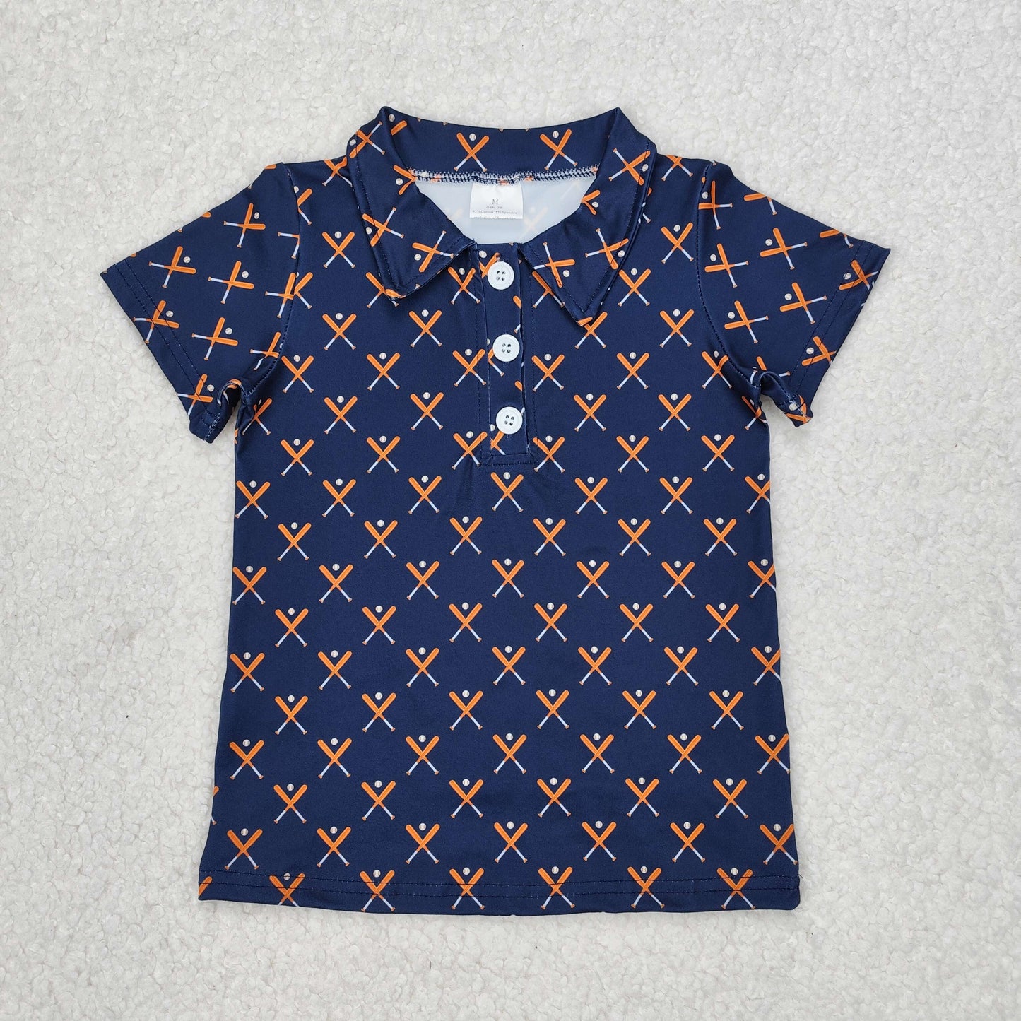 BT1120 baby boys dark blue shirt top