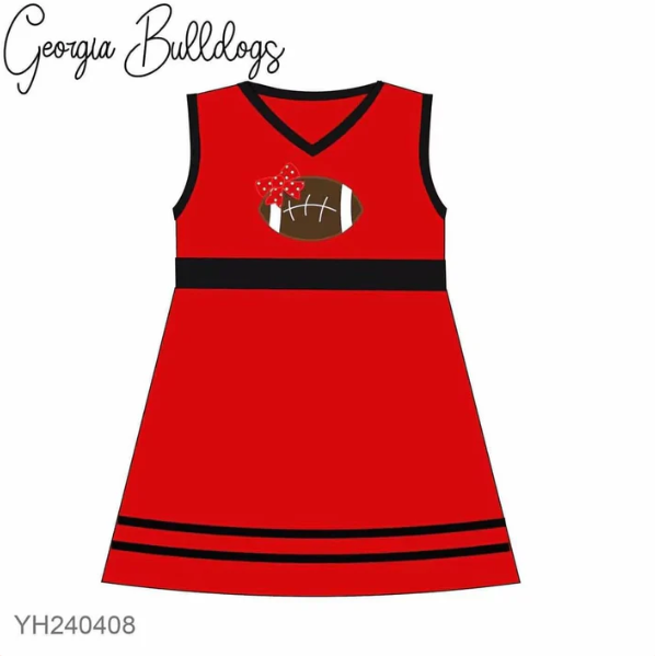 No moq group custom girls sleeveless red dress (Deadline July.30th)