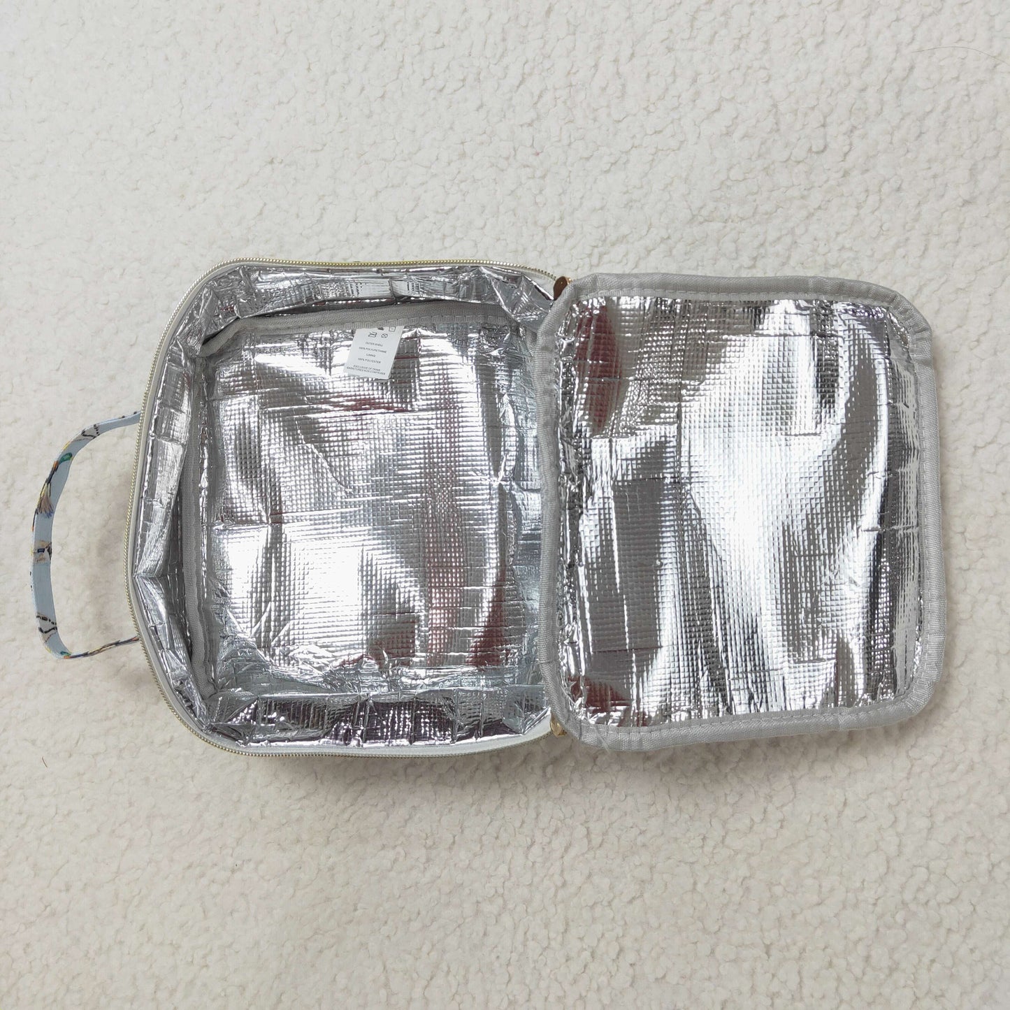 BA0276 blue duck zip lunch box