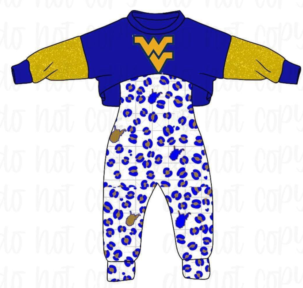 MOQ 3 Custom design Girls WV Outfits 2pcs