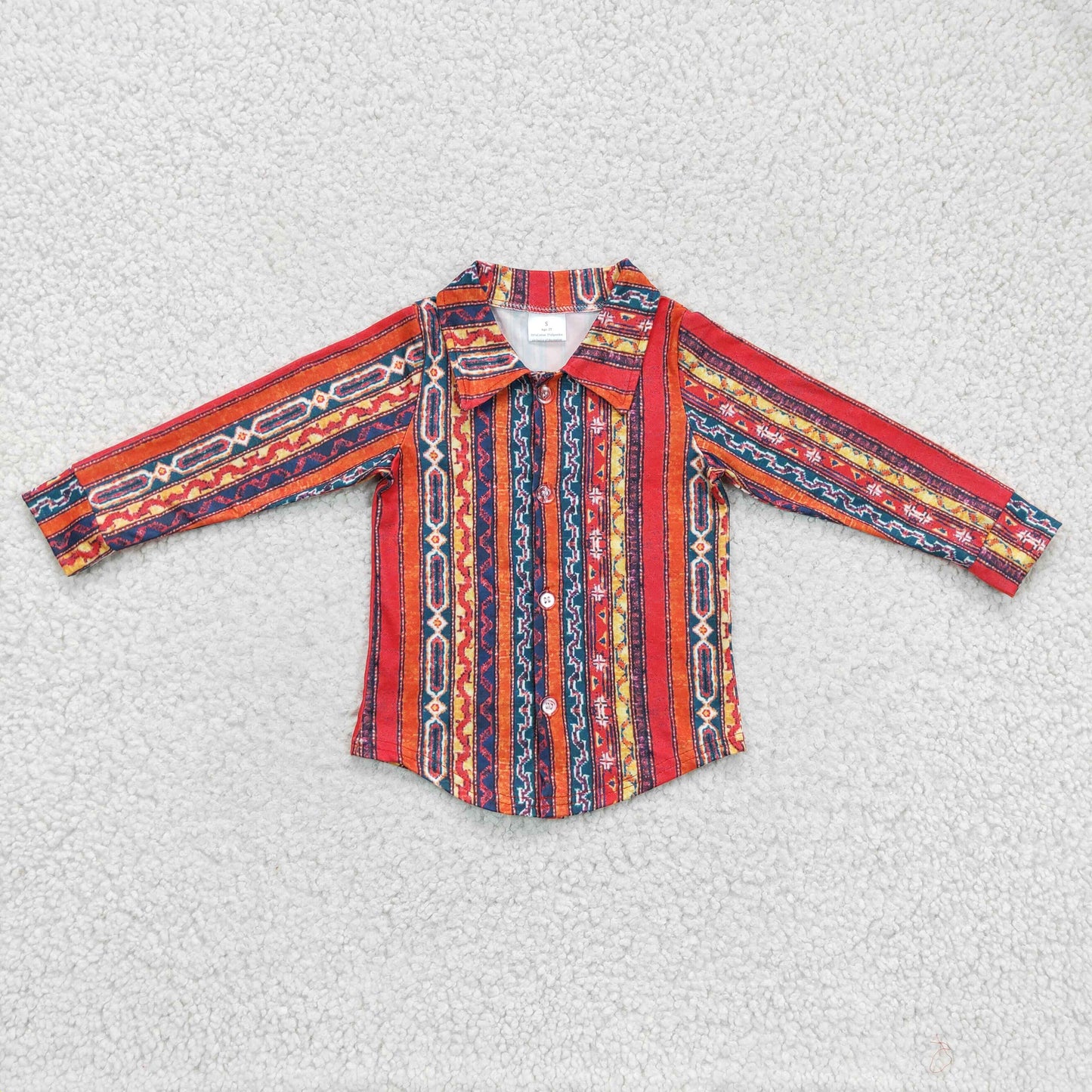 BT0131 Boys shirt long sleeves Top