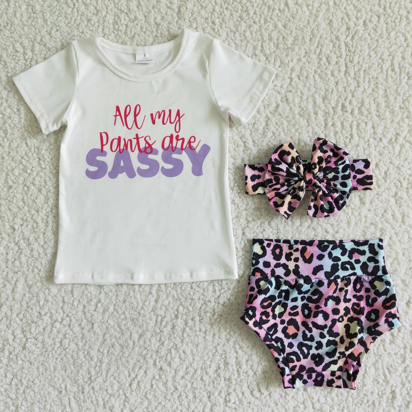 GBO0021 Girls Sassy Leopard Bummies