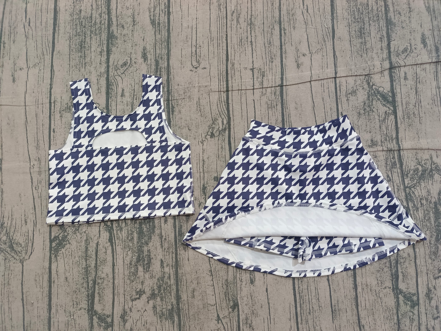 Pre-order GSD2858 girls black sleeveless skirt outfits yoga