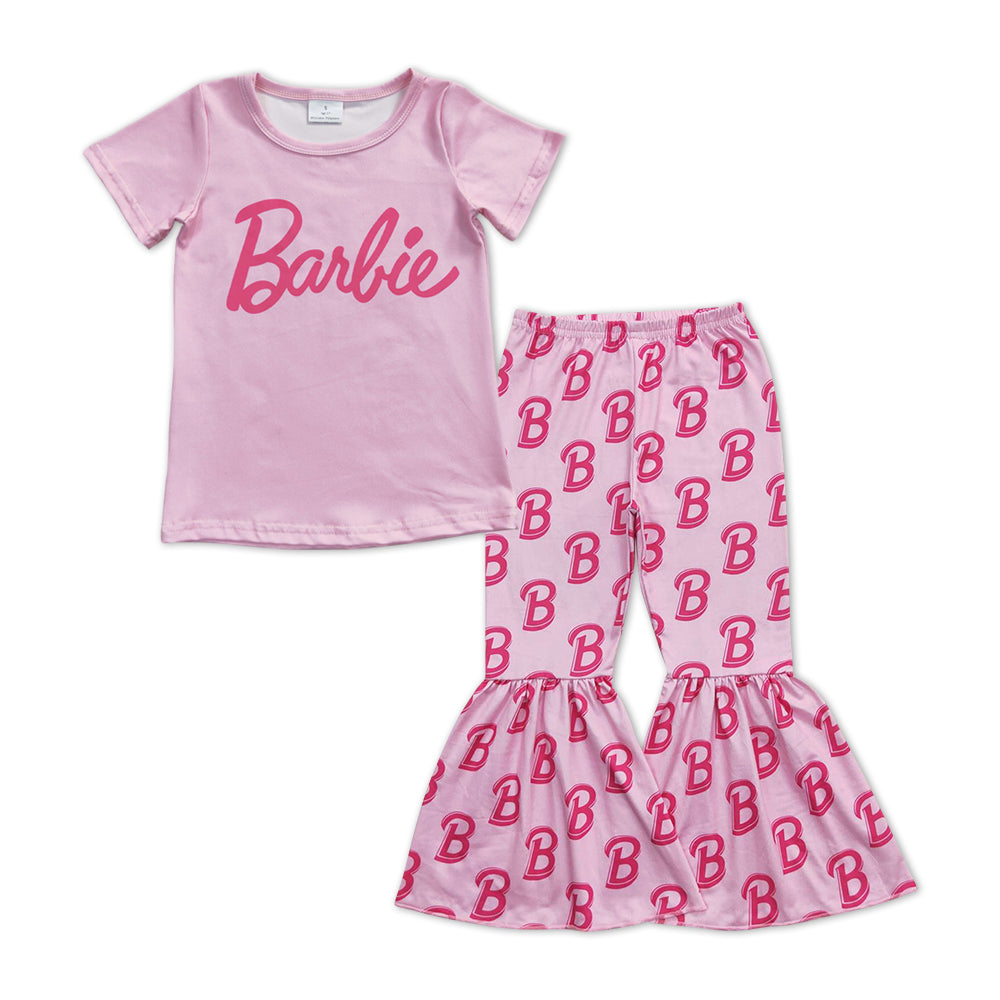 Girls Pink Barbie Outfits