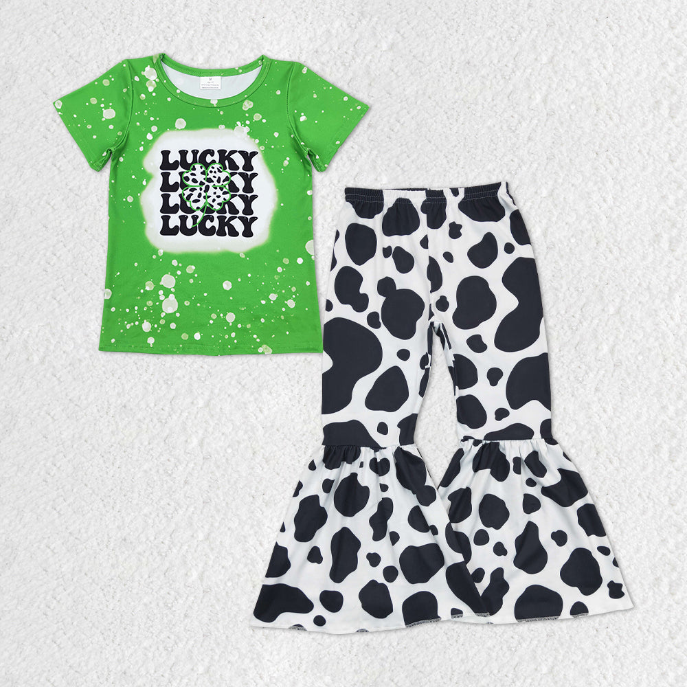 GSPO1172 Girls Lucky Cow Outfits