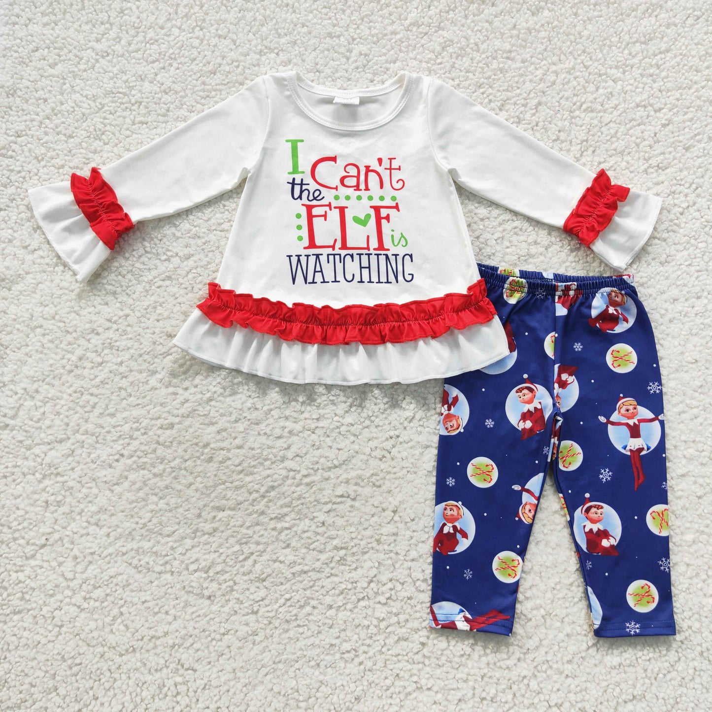 GLP0641 Girls Christmas ELF Outfits