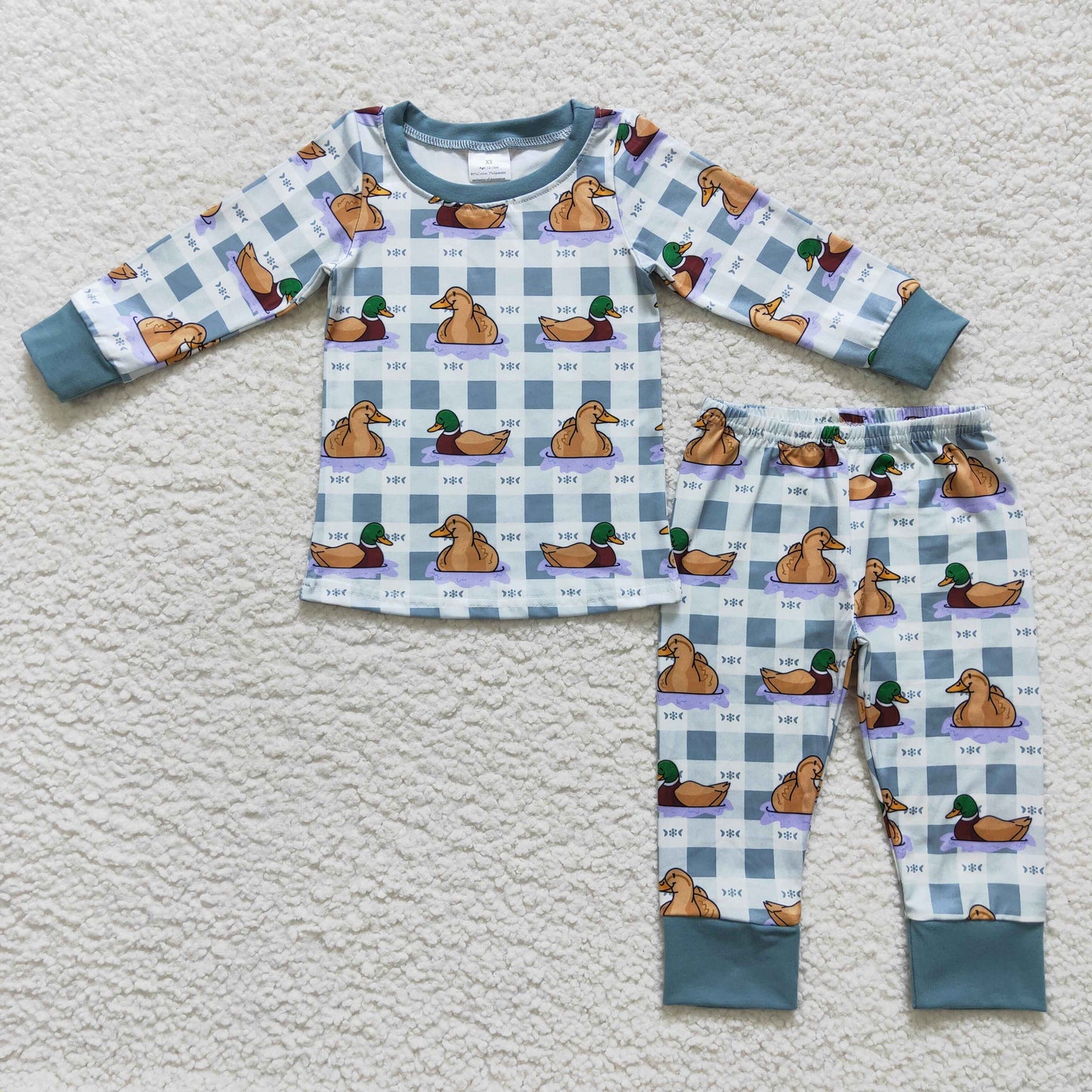 BLP0329 Boys Duck Pajamas