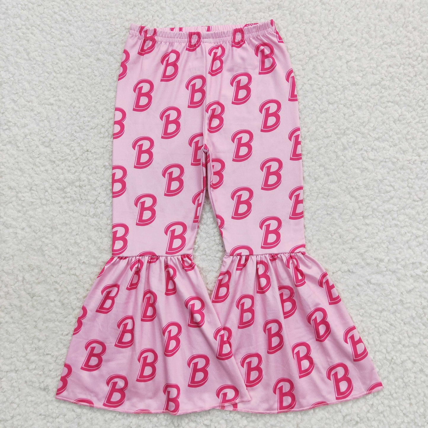 P0306 Girls Barbie Bell Bottom Pants