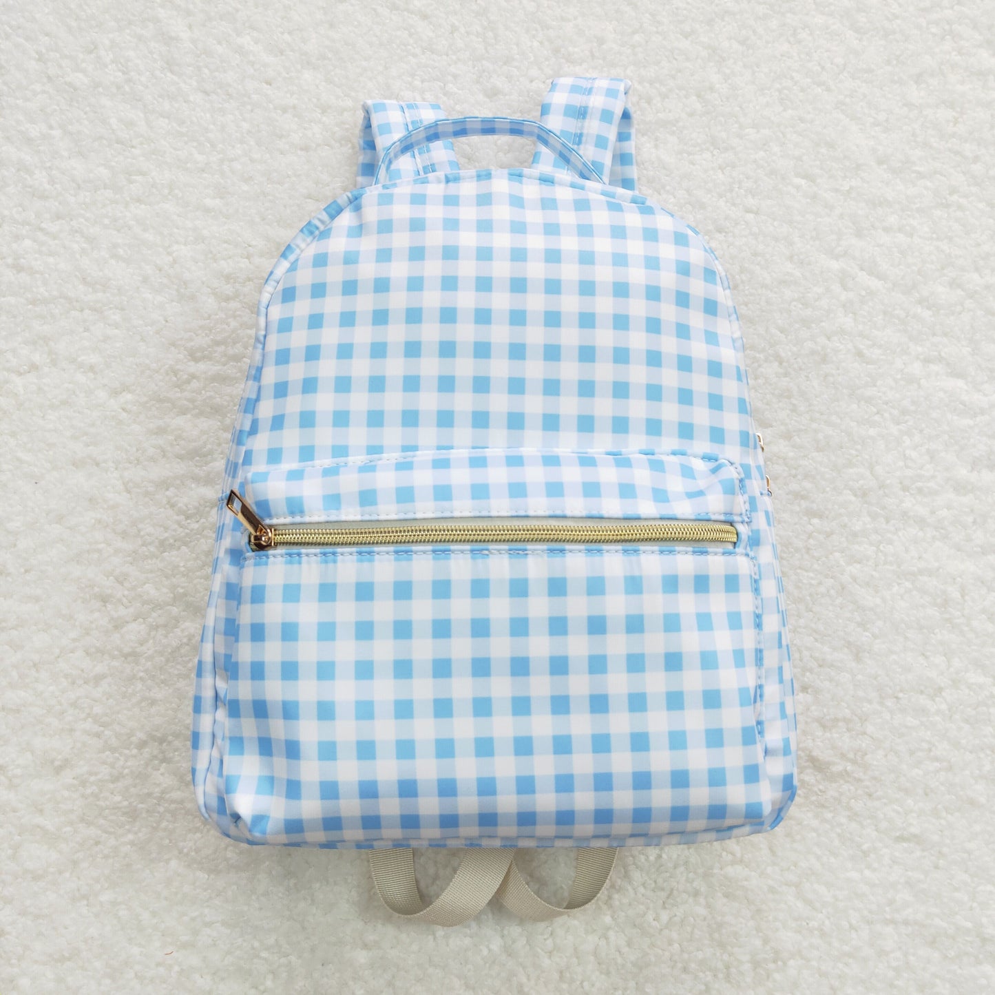 Blue Backpack 10 * 13.9 * 4 inches