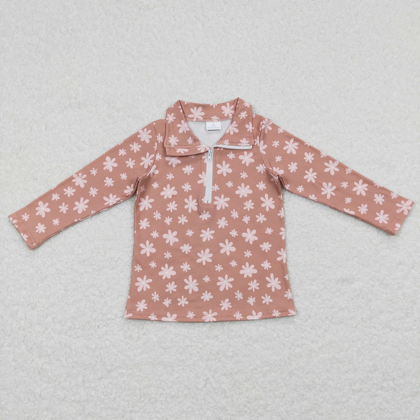 Girls Floral Pullover