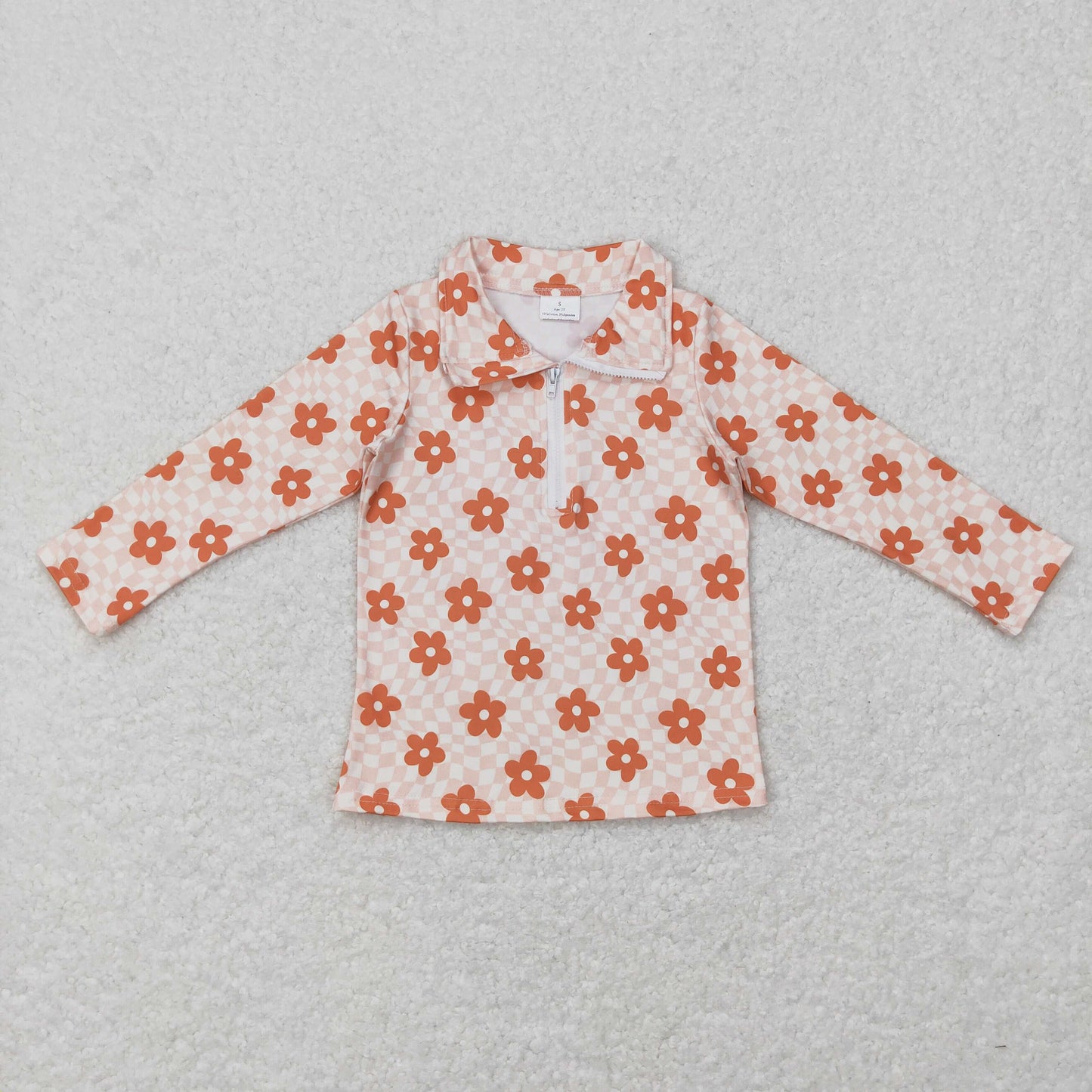 GT0362 Girls Floral Pullover