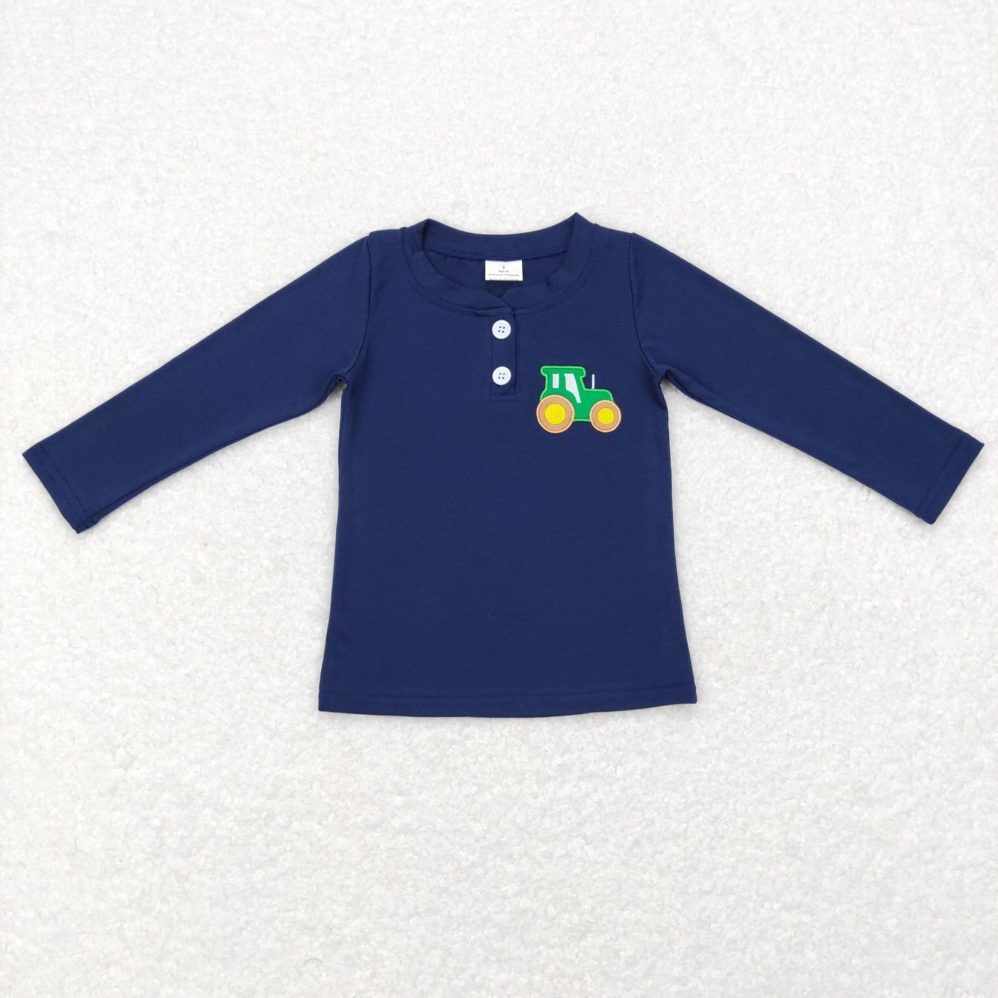 Boy Embroidery Truck Top Shirt