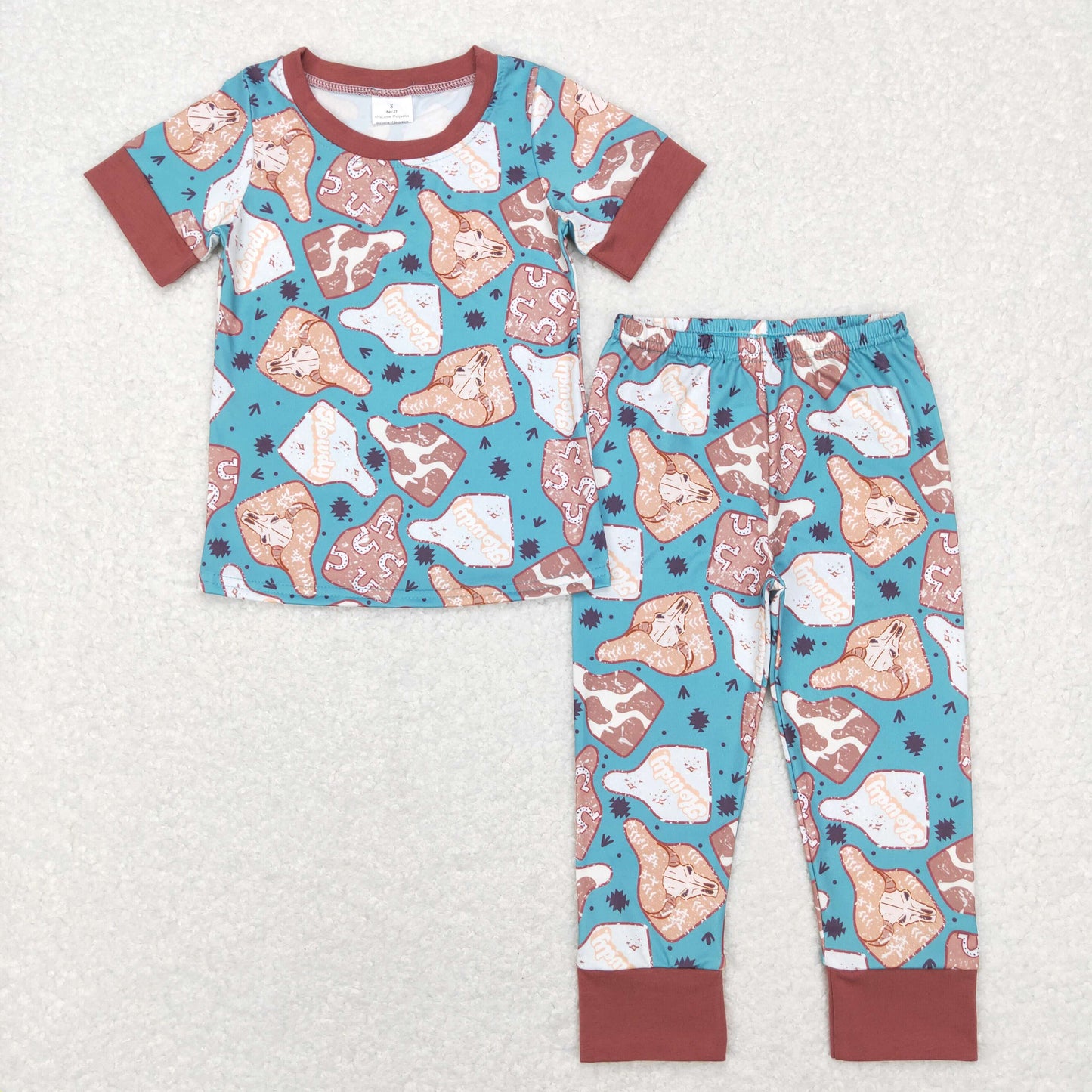 BSPO0238 Boys Cow Pajamas