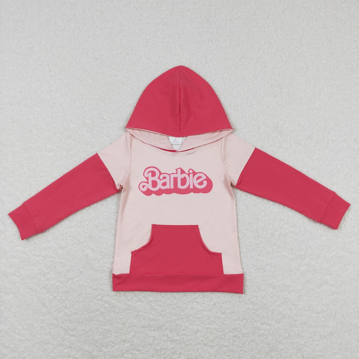 Girls Barbie Pink Hoodies