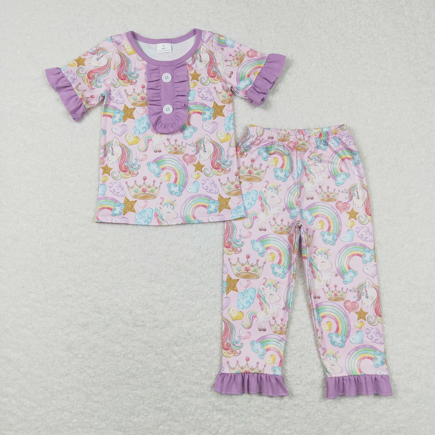 GSPO0949 Girls Unicorn Pajamas