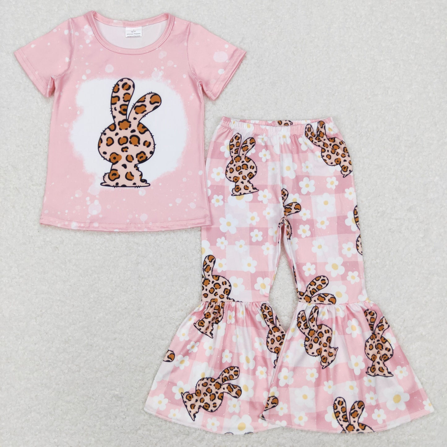 GSPO1181 Girls Pink Bunny Outfits