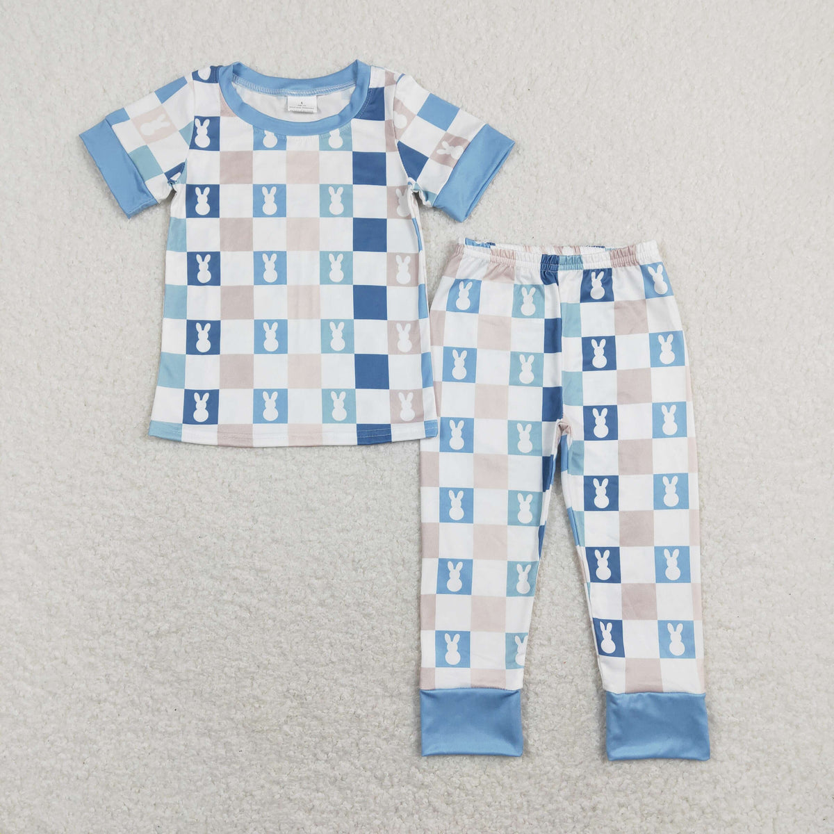 BSPO0318 Boys Bunny Pajamas ZHOHAO03