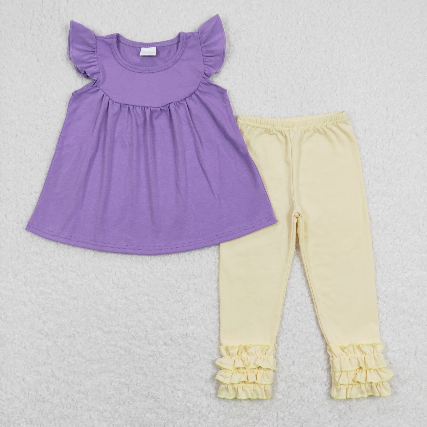 GSPO1322 Girls Purple Cotton Outfits