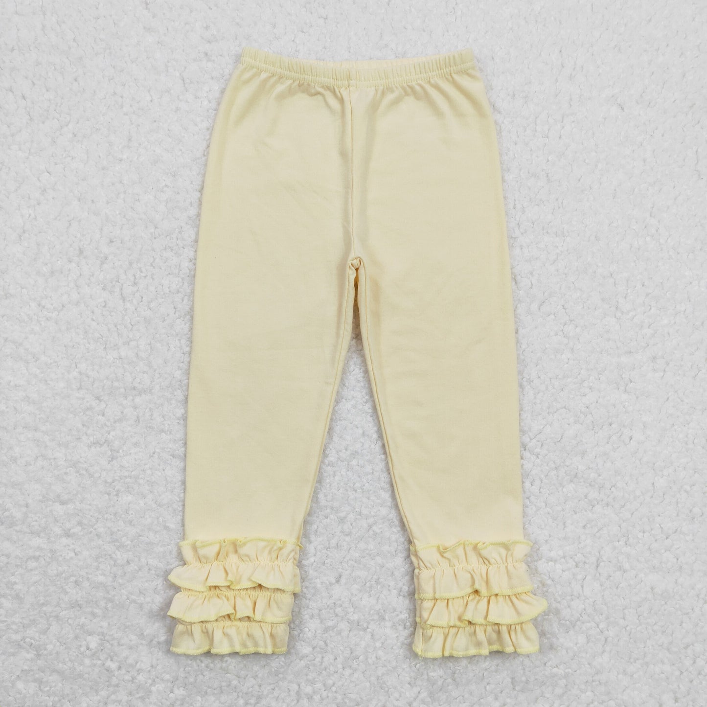 P0424 Girls Leggings Yellow