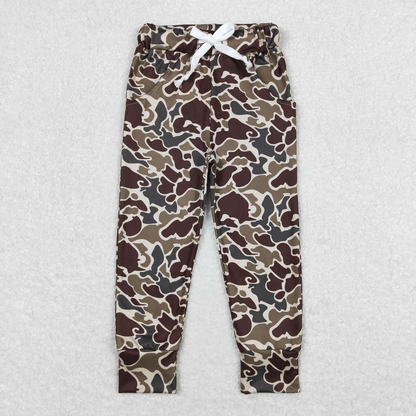 P0433 Boys Camo Joggers Pants
