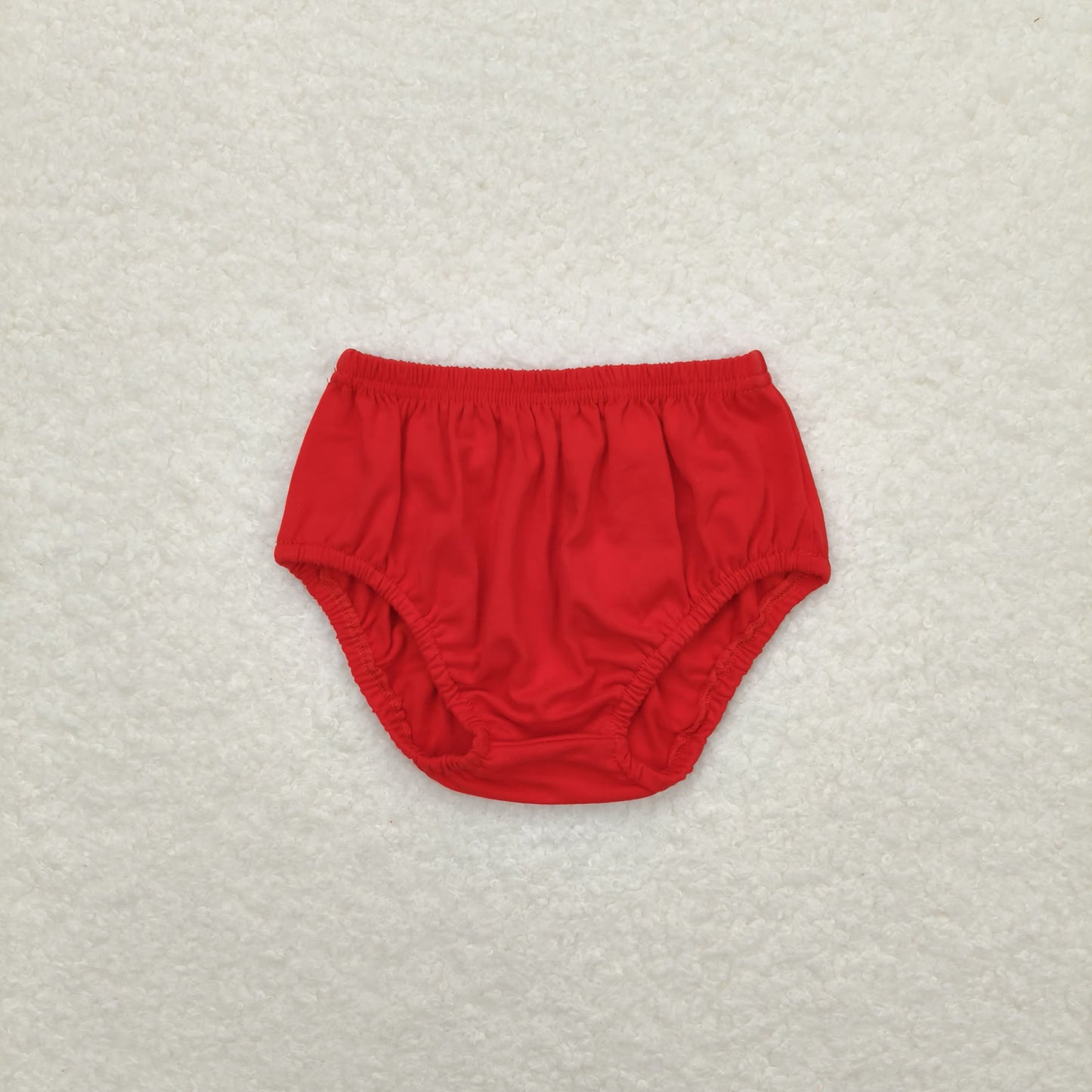 SS0268 Red cotton baby boys summer bummies